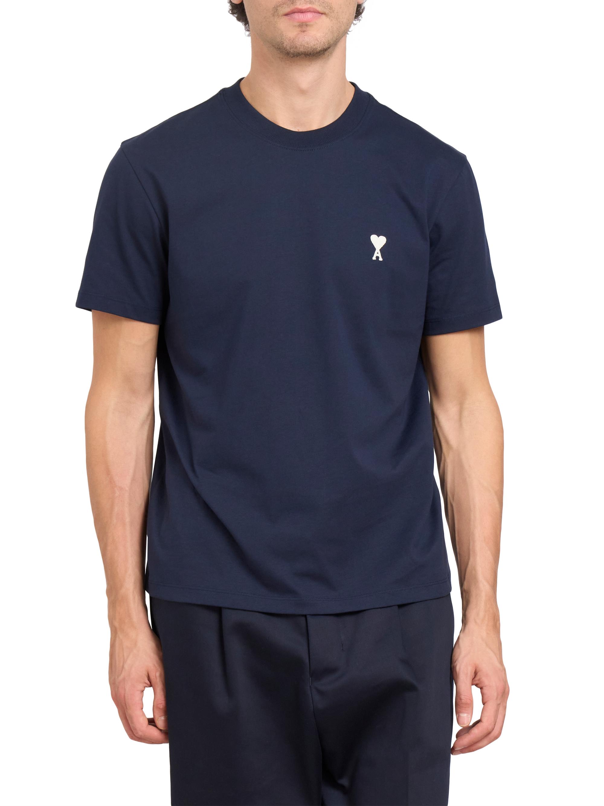 AMI Paris ​ADC Logo-Embroidered T-Shirt | Saks Fifth Avenue