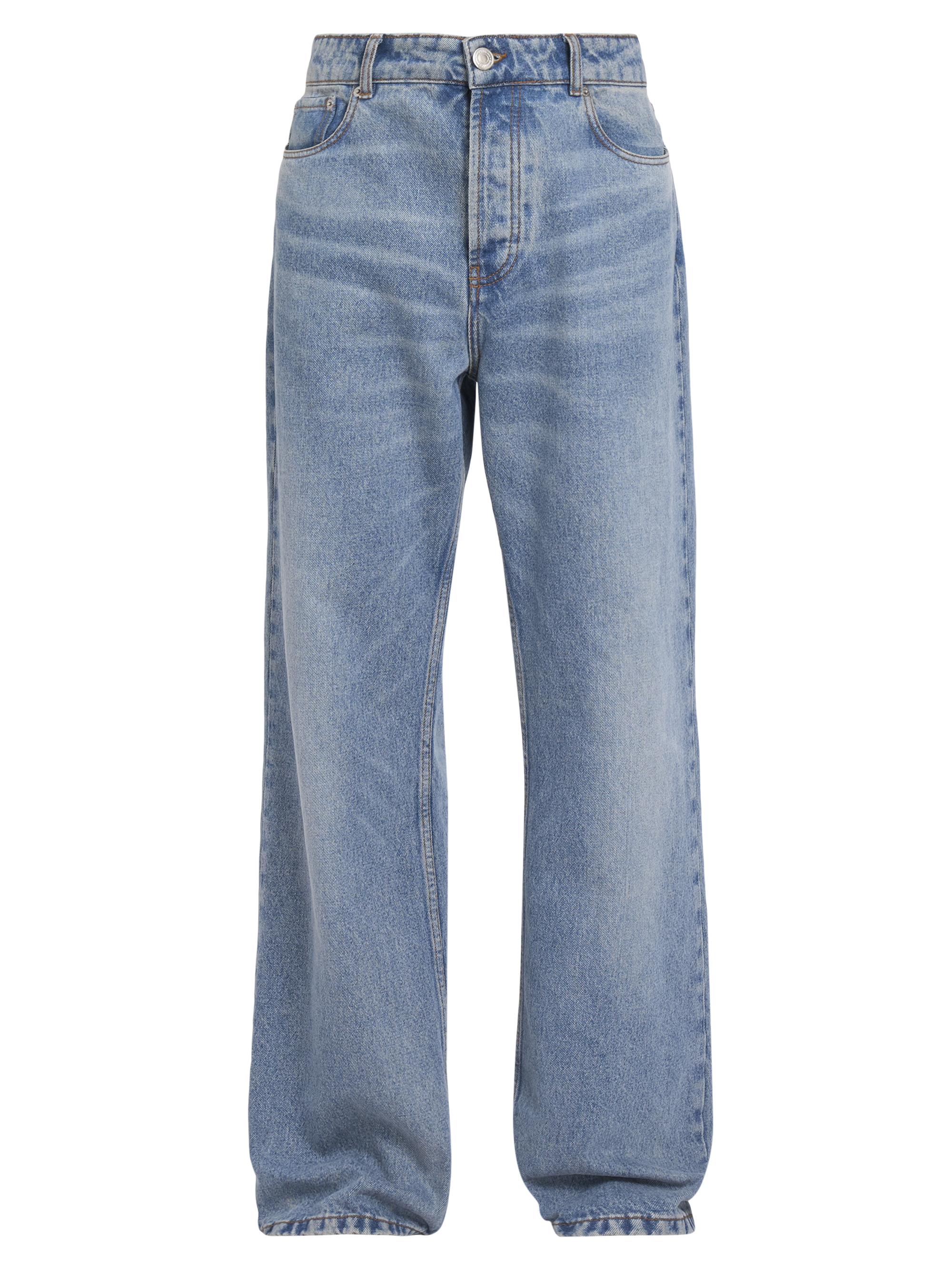 AMI Paris ADC Logo Denim Overshirt | Saks Fifth Avenue