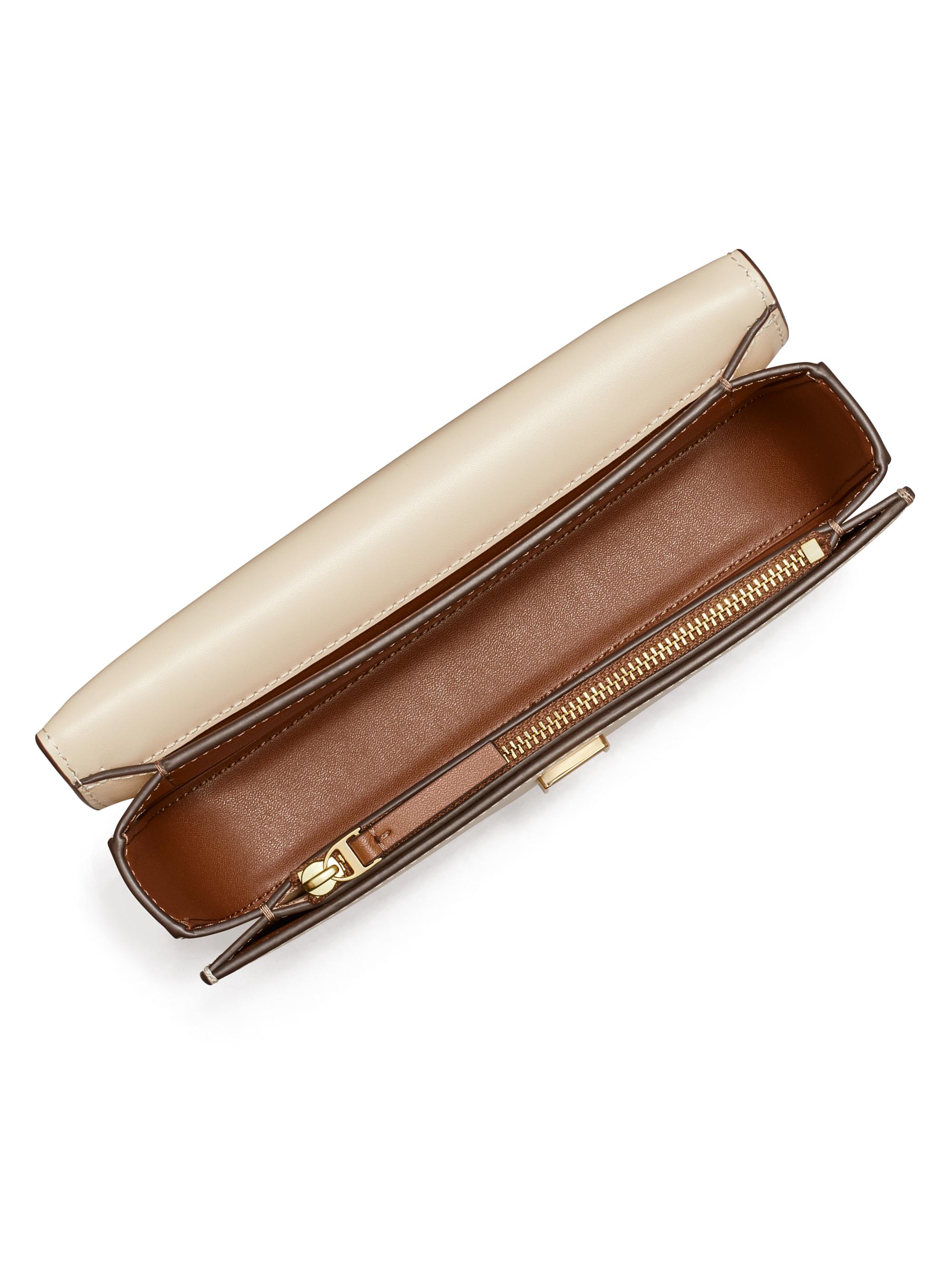 Tory Burch Small Eleanor Rectangular Leather Shoulder Bag | Saks