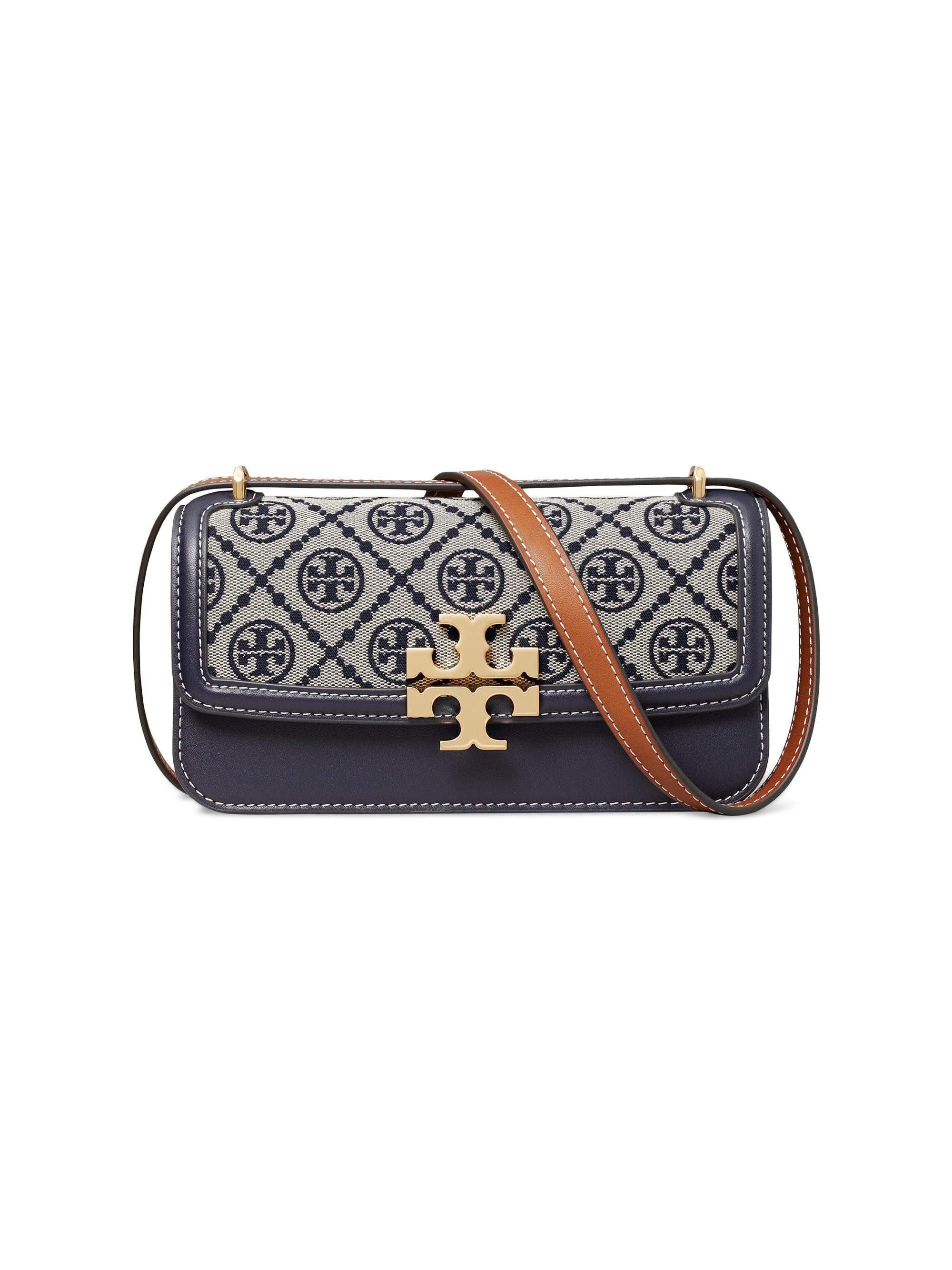 Tory Burch Women's  Eleanor T Monogram Shoulder Bag - Tory Navy