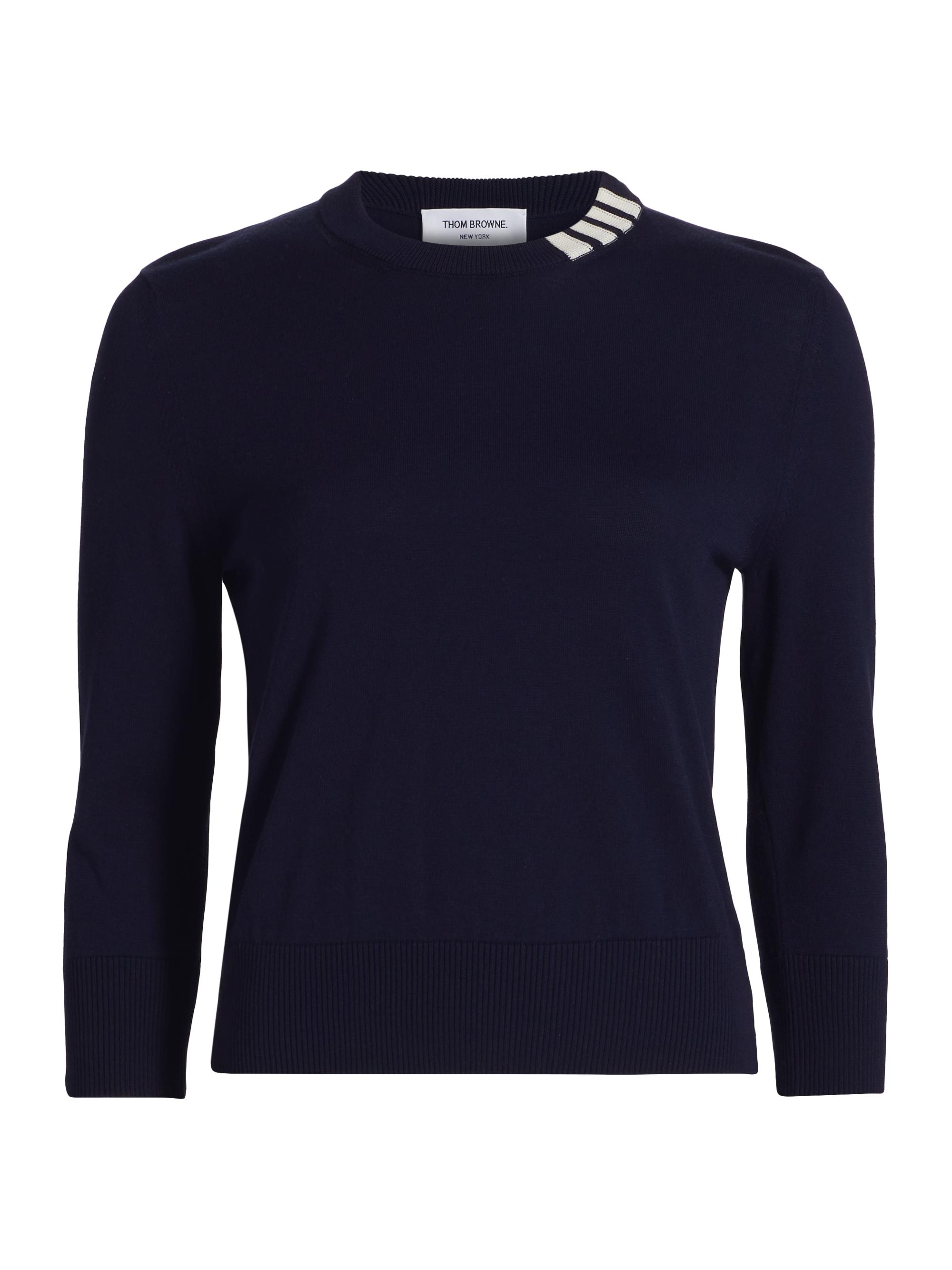 Thom Browne 4-Bar Long-Sleeve T-Shirt | Saks Fifth Avenue