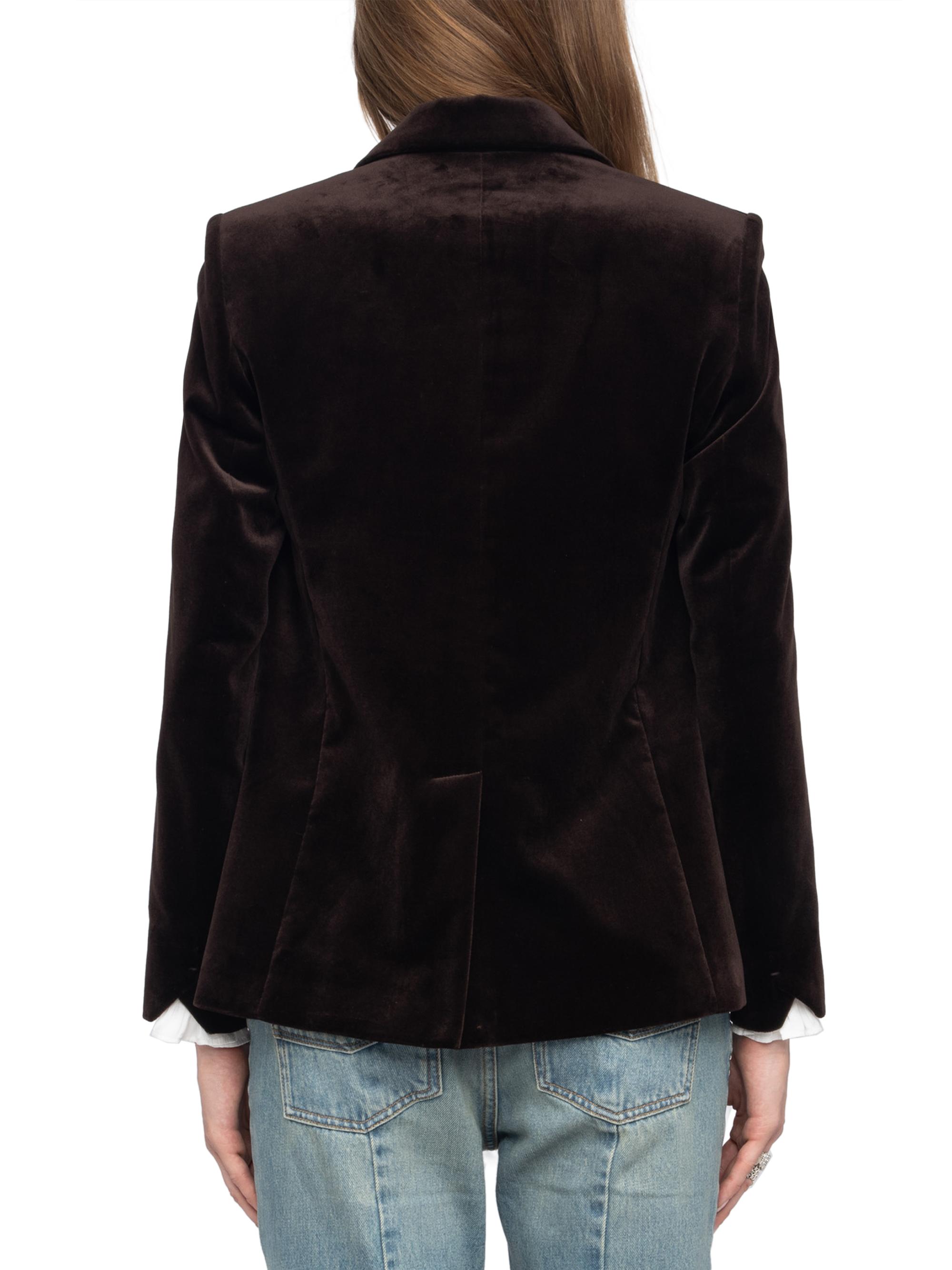 Zadig & Voltaire Vavy Velvet Tailored Blazer | Saks Fifth Avenue