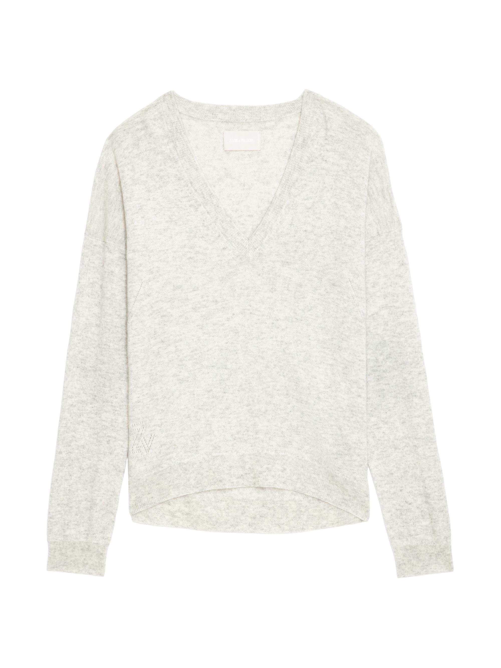 Zadig & Voltaire Women's Vivi Cashmere V-Neck Sweater - Gris
