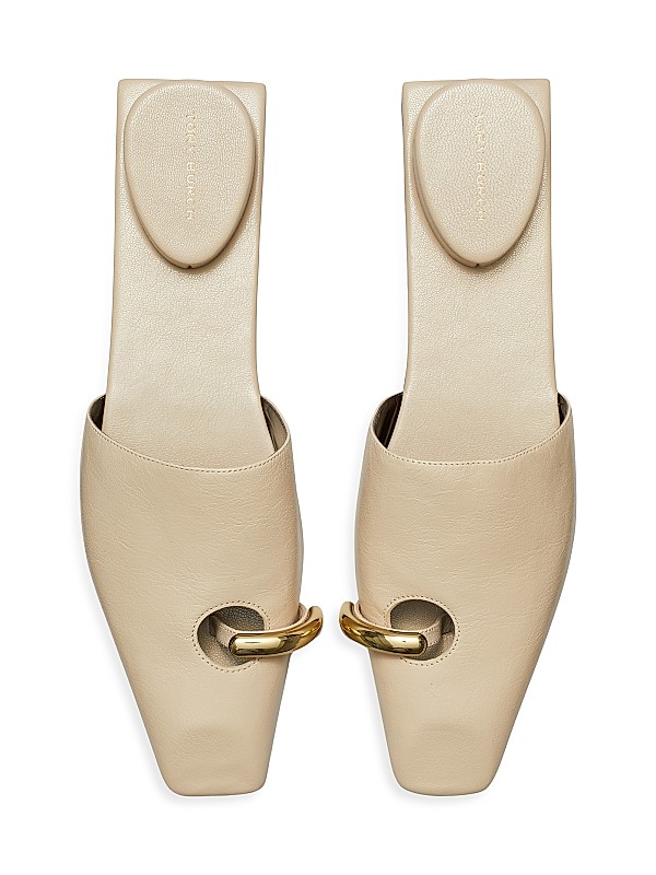 Shop Tory Burch Pierced Leather Mules | Saks Fifth Avenue Shop Tory Burch Pierced Leather Mules | Saks Fifth Avenue
