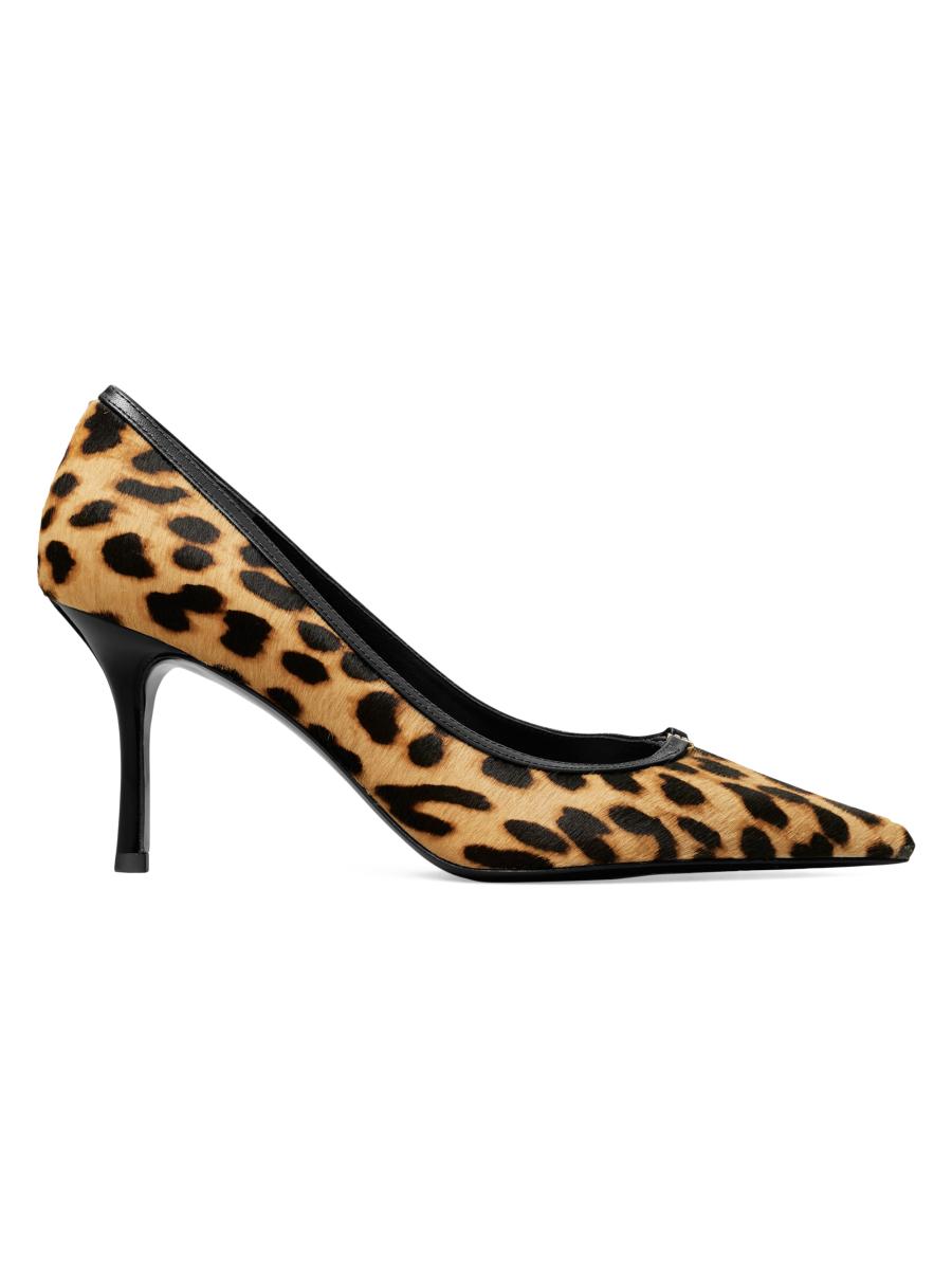 Shop Tory Burch Double T Buckle Leather Pumps | Saks Fifth Avenue