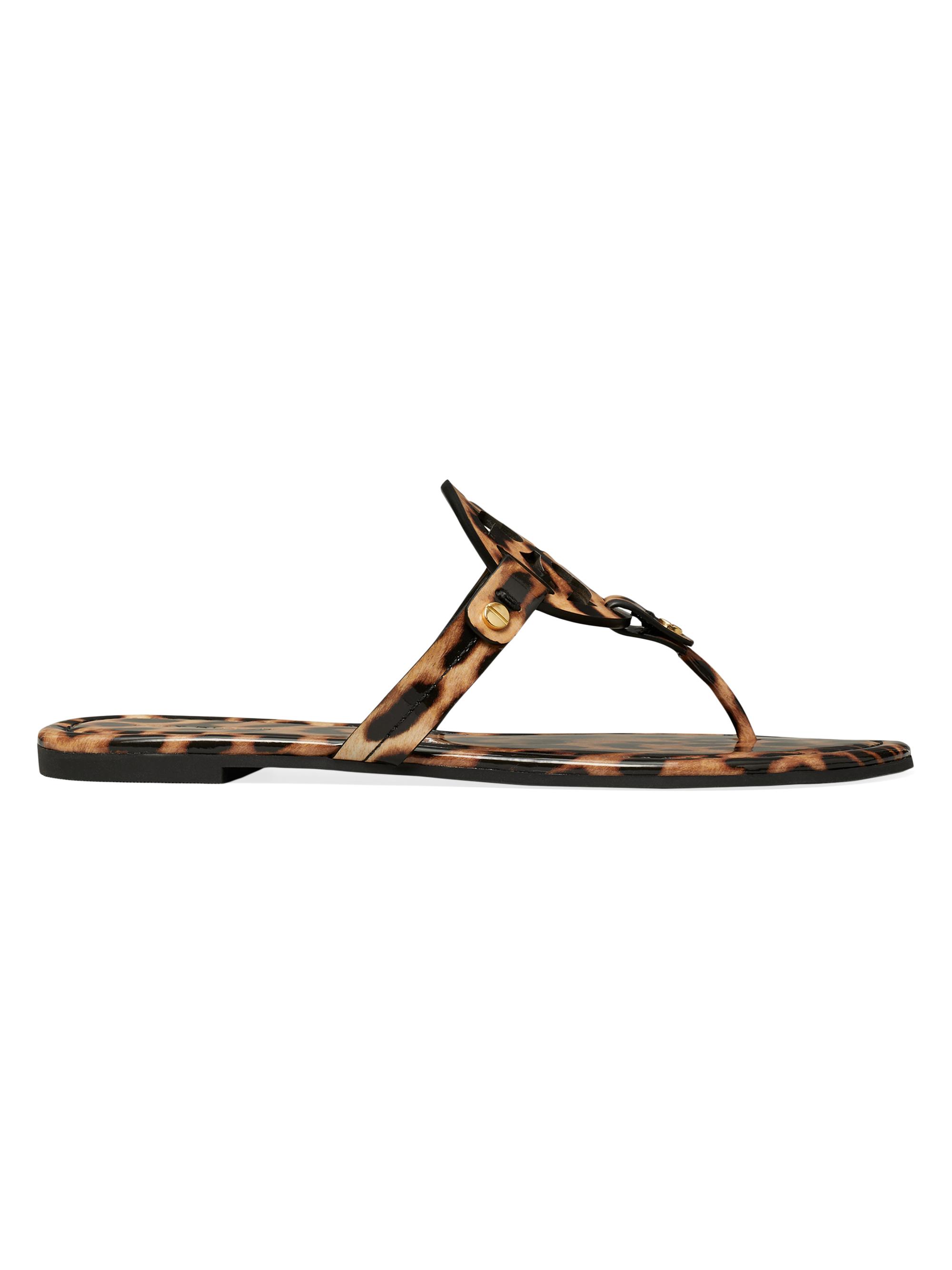Tory Burch Miller Leather Sandals | Saks Fifth Avenue