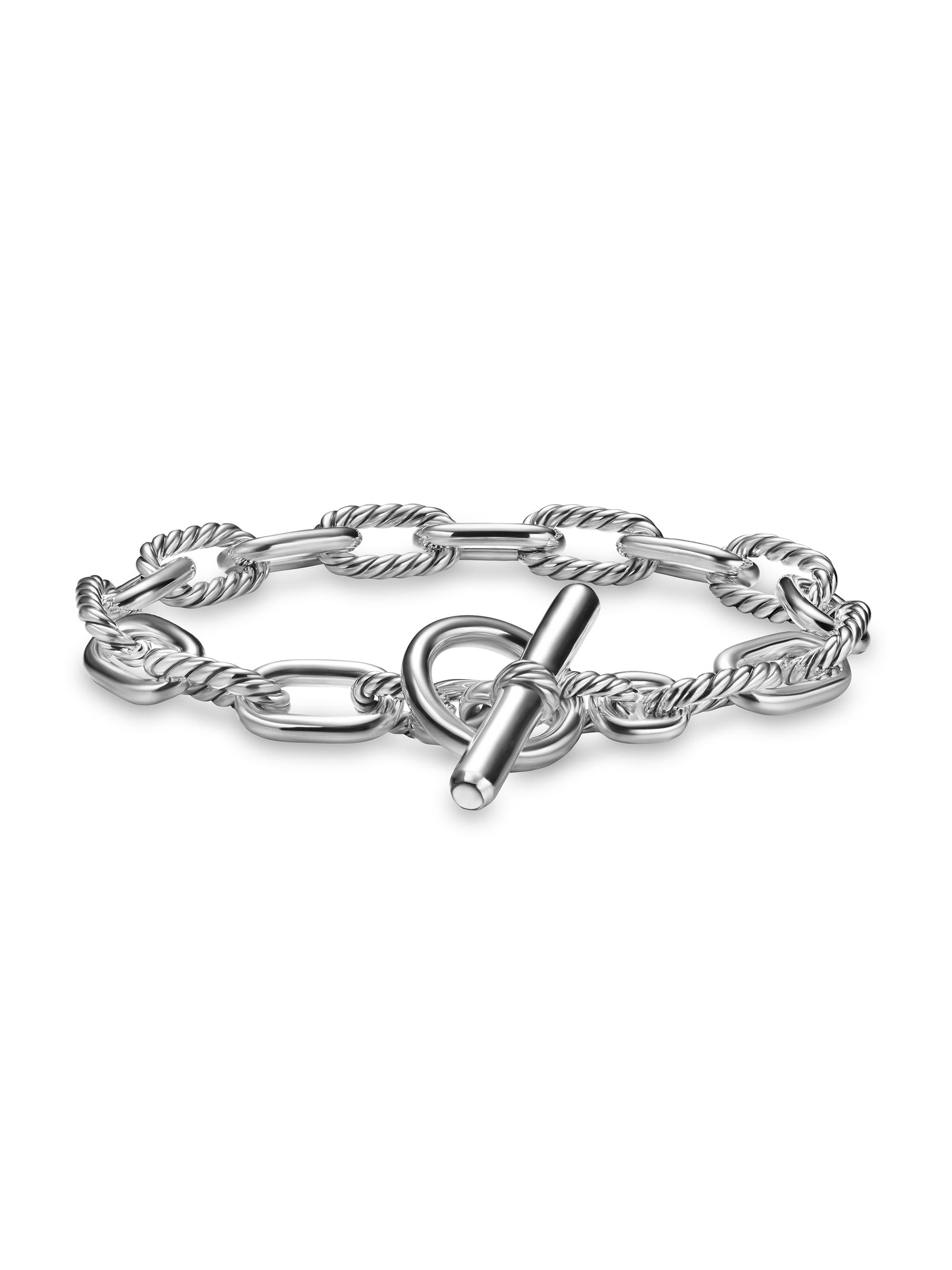 David Yurman Women's DY Madison Toggle Chain Bracelet in Sterling Silver, 8.5MM - Silver