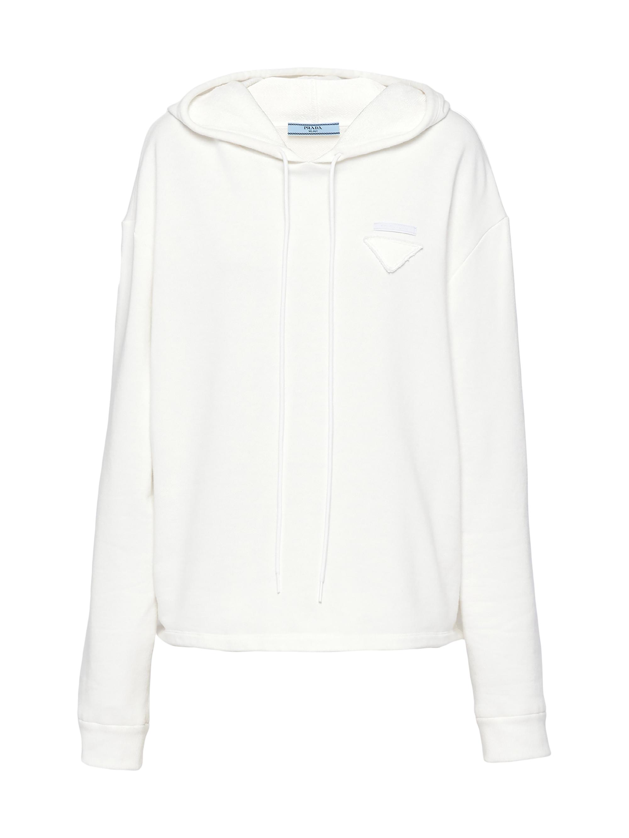Prada Cotton Fleece Hoodie | Saks Fifth Avenue