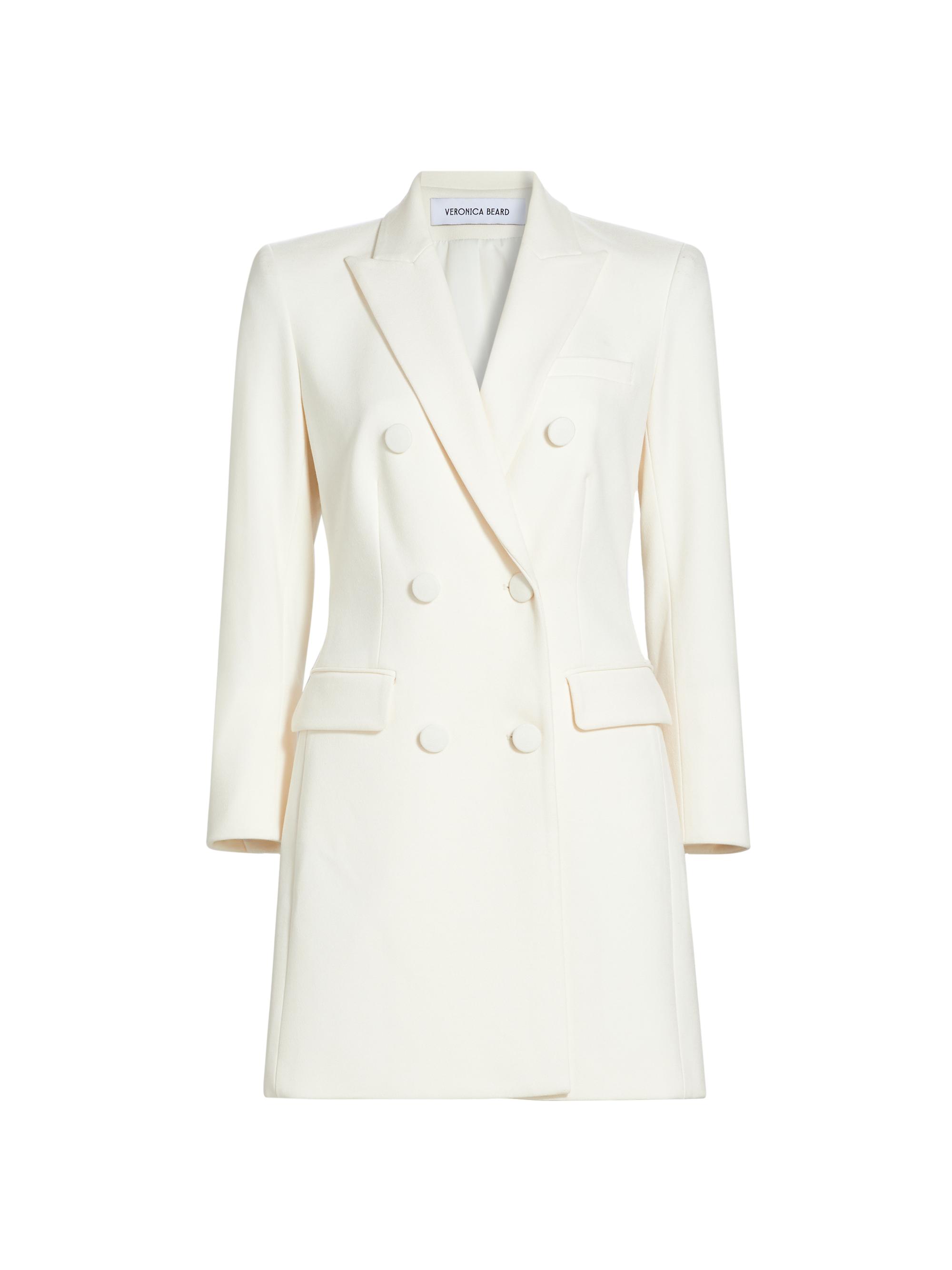 Veronica Beard Women's Elianna Double-Breasted Blazer Minidress - Off White