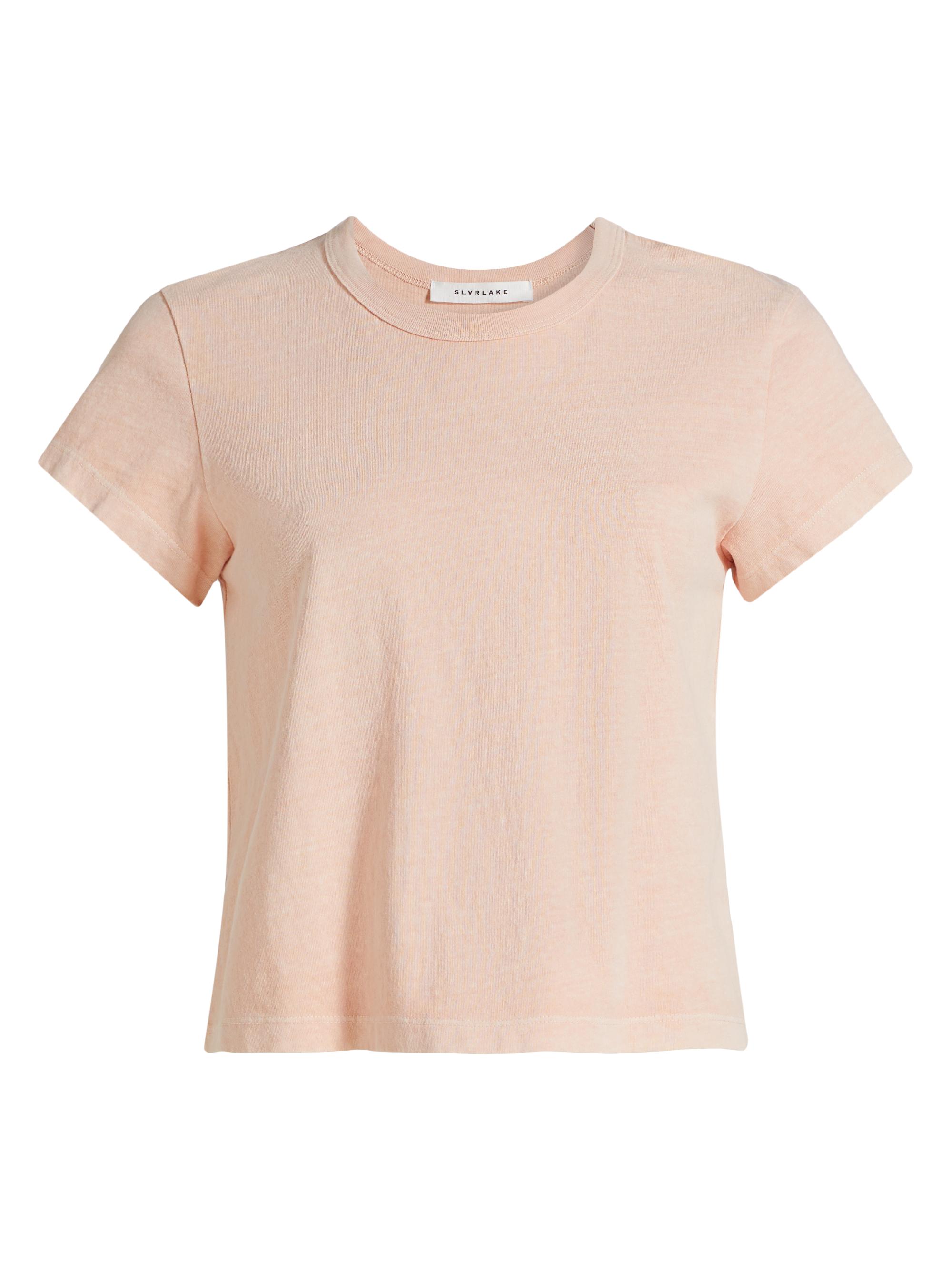 SLVRLAKE Women's Easy Cotton Jersey T-Shirt - Desert Rose
