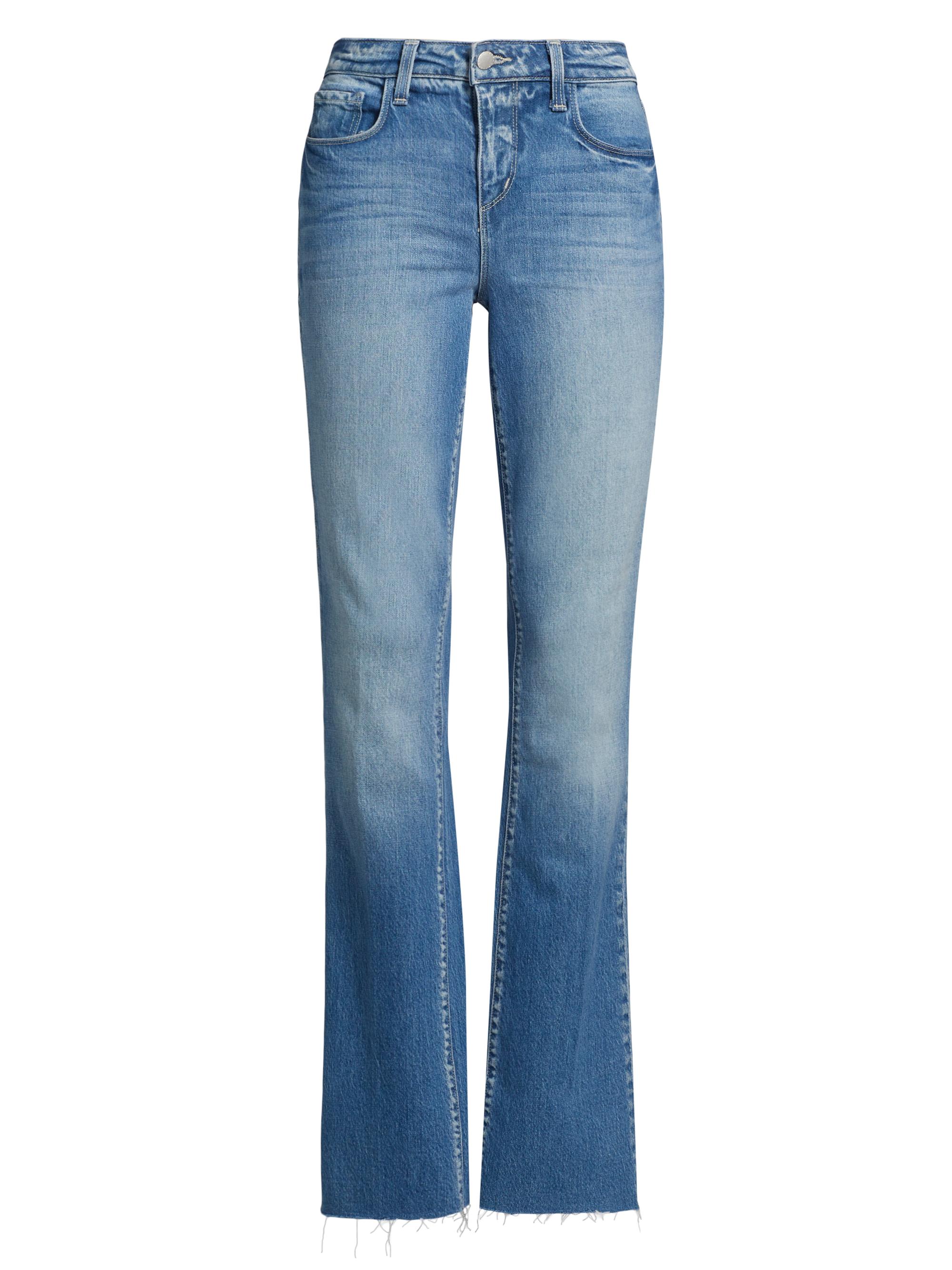 L'AGENCE Women's Ruth High-Rise Straight Jeans - Vista
