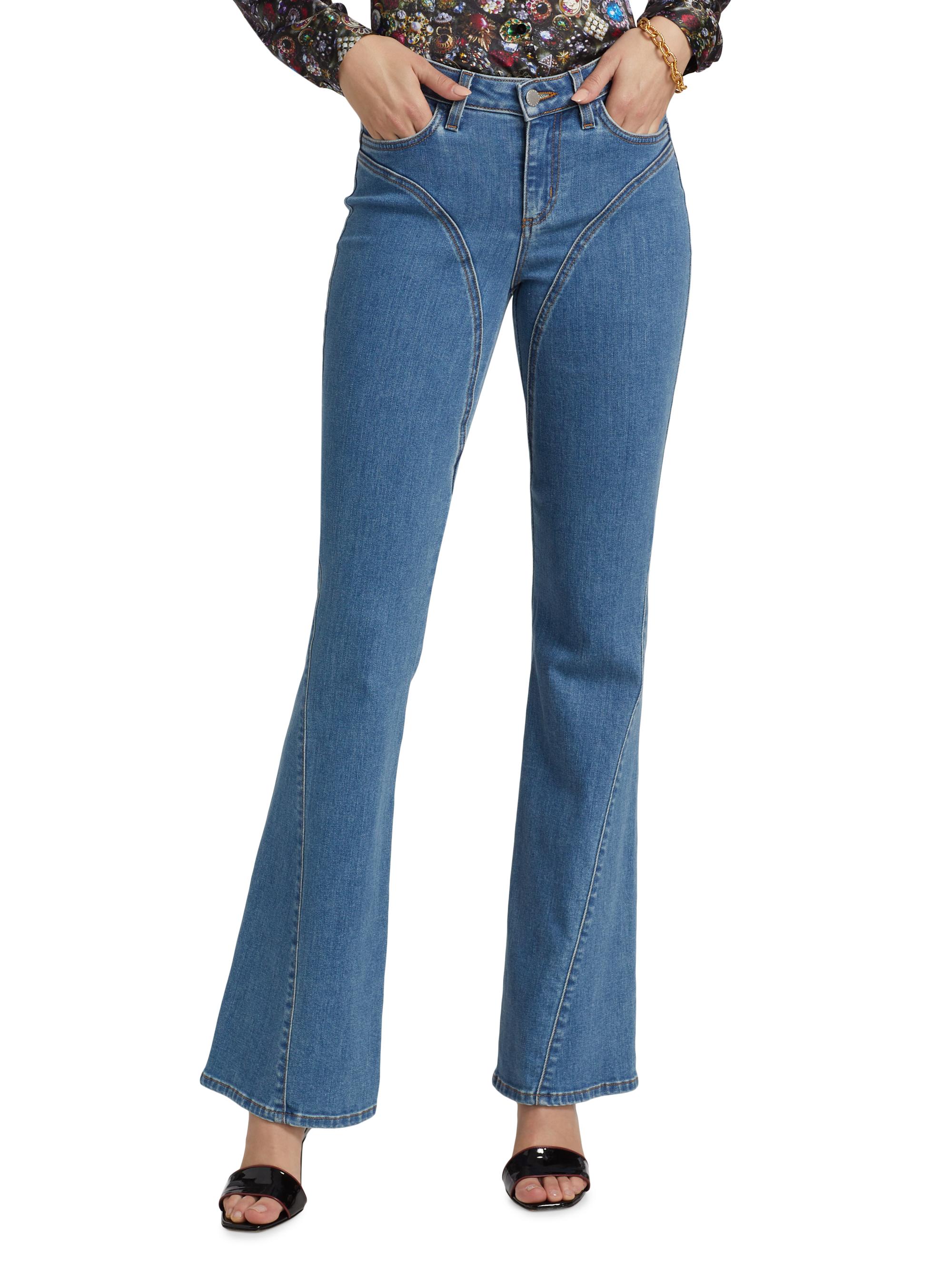 L'AGENCE Deanna Low-Rise Flared Jeans | Saks Fifth Avenue