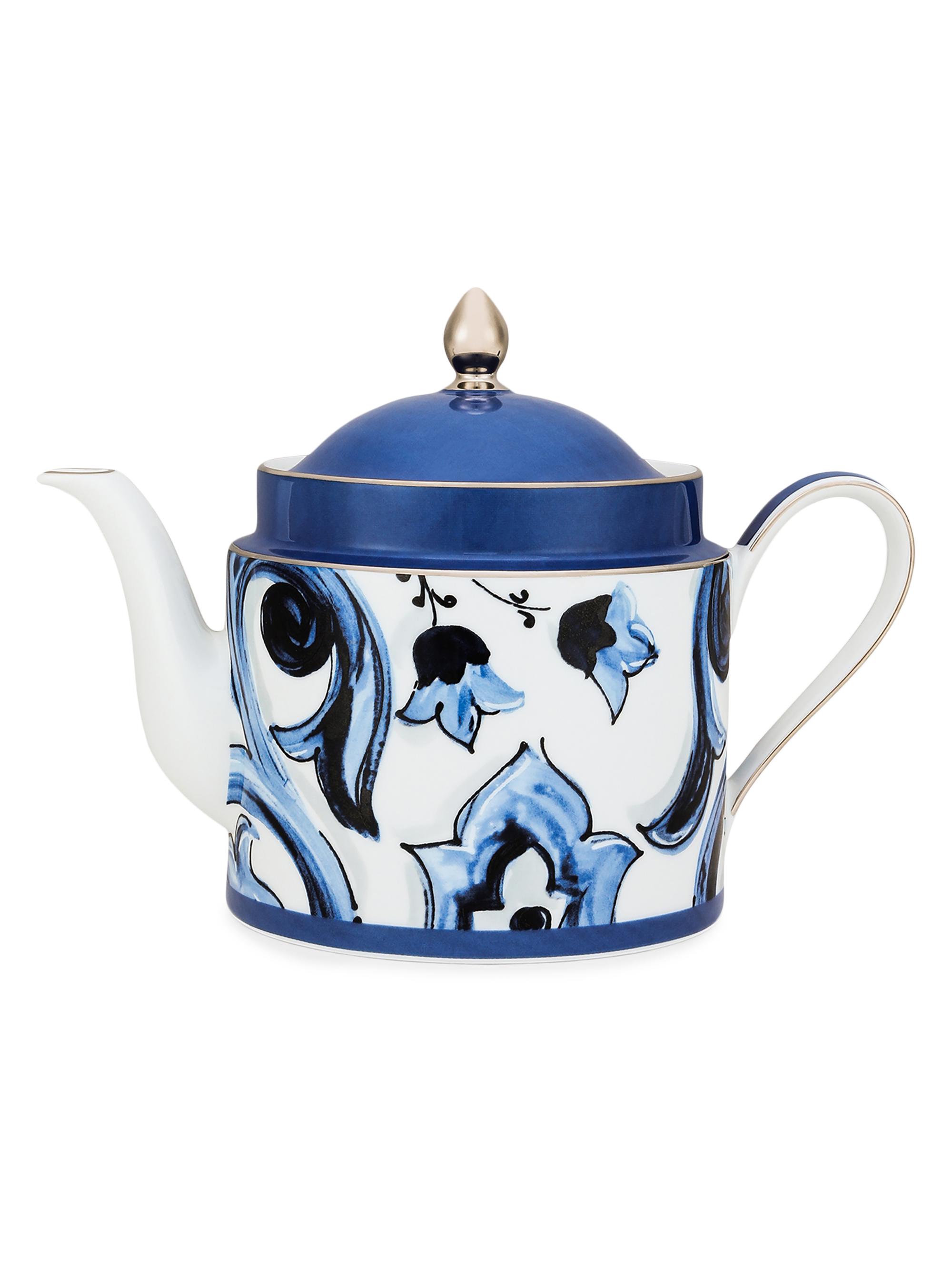 Dolce & Gabbana Blue Mediterraneo Teapot - Blue