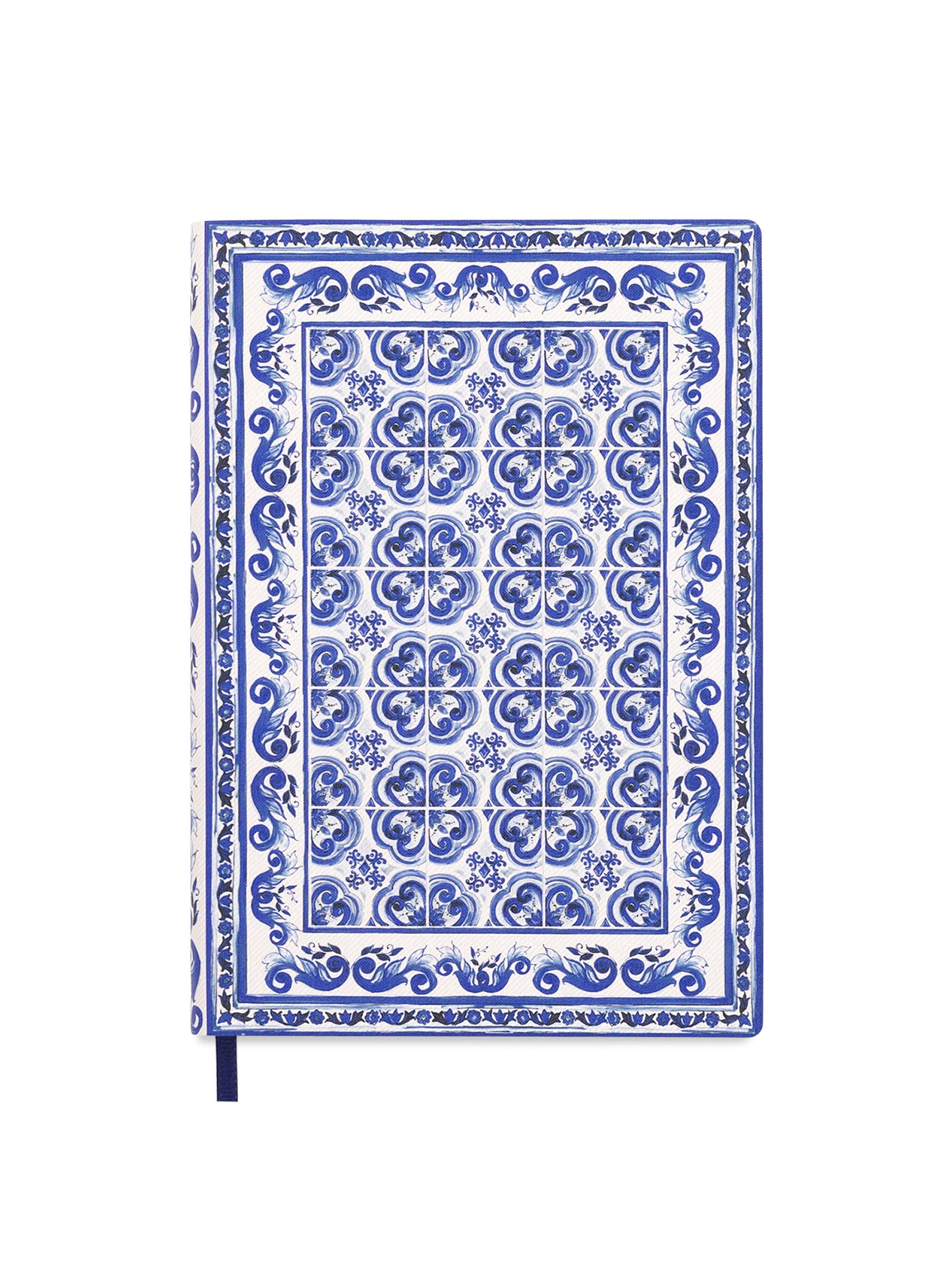 Dolce & Gabbana Medium Ruled Notebook - Blue