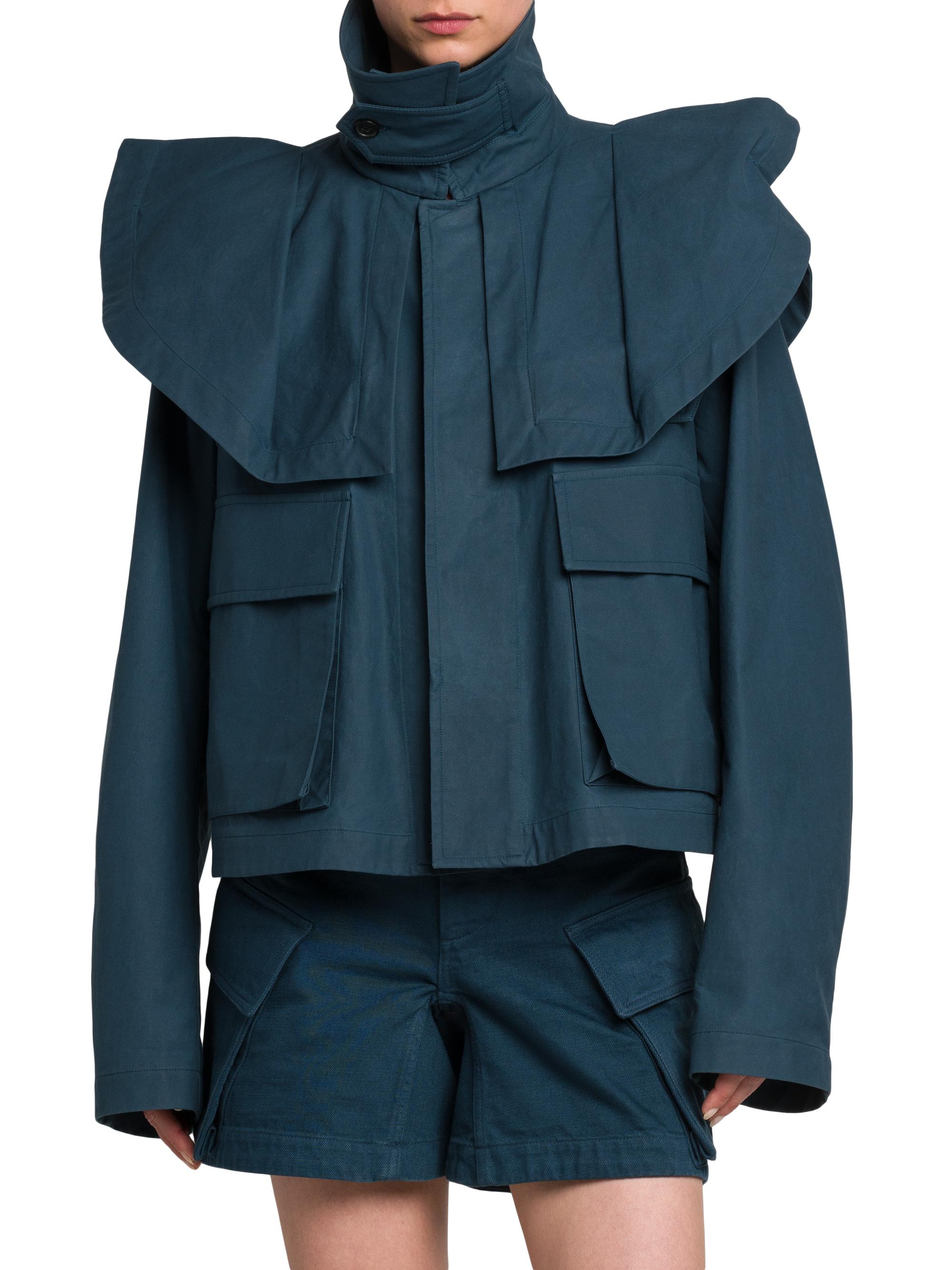 JW Anderson Cropped Cotton Trench Jacket | Saks Fifth Avenue