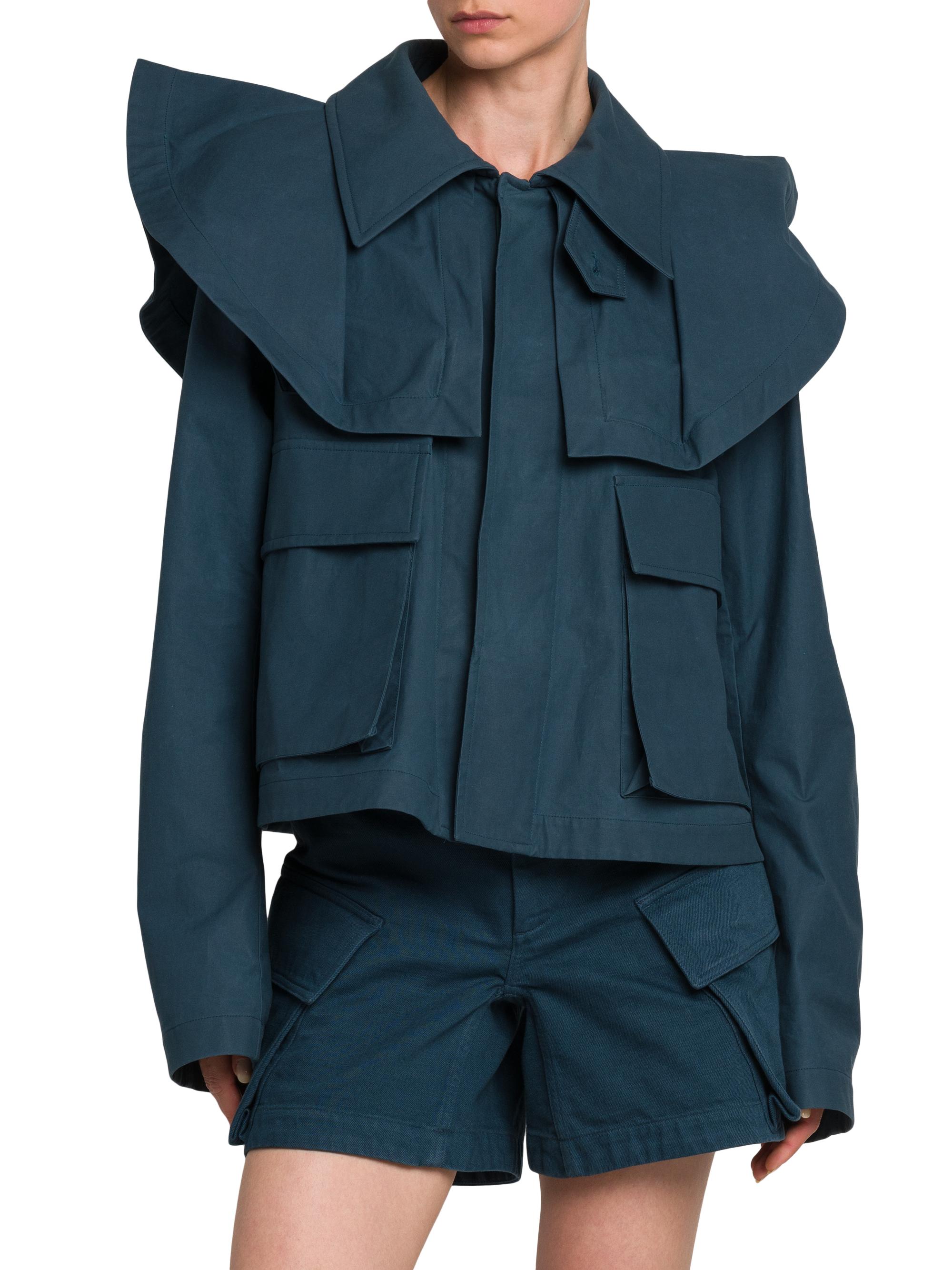 JW Anderson Cropped Cotton Trench Jacket | Saks Fifth Avenue