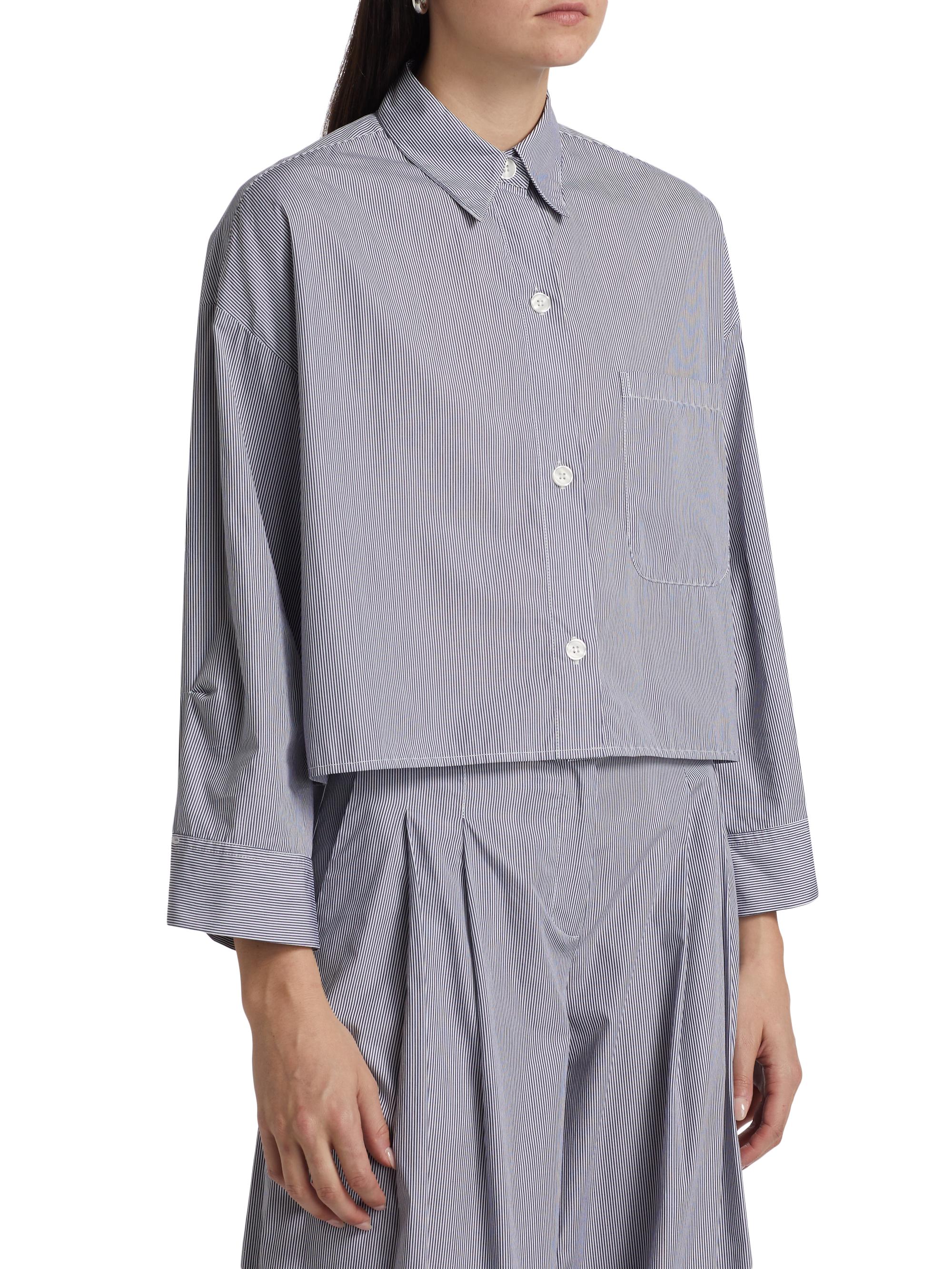 TWP Next Ex Striped Tailored Crop Top | Saks Fifth Avenue