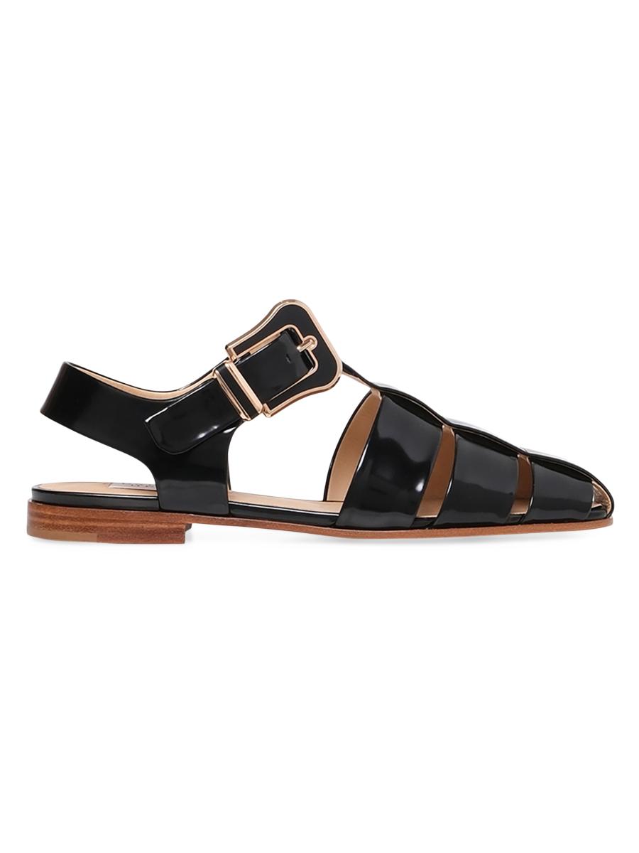 Gabriela Hearst Zoey Leather Sandals | Saks Fifth Avenue