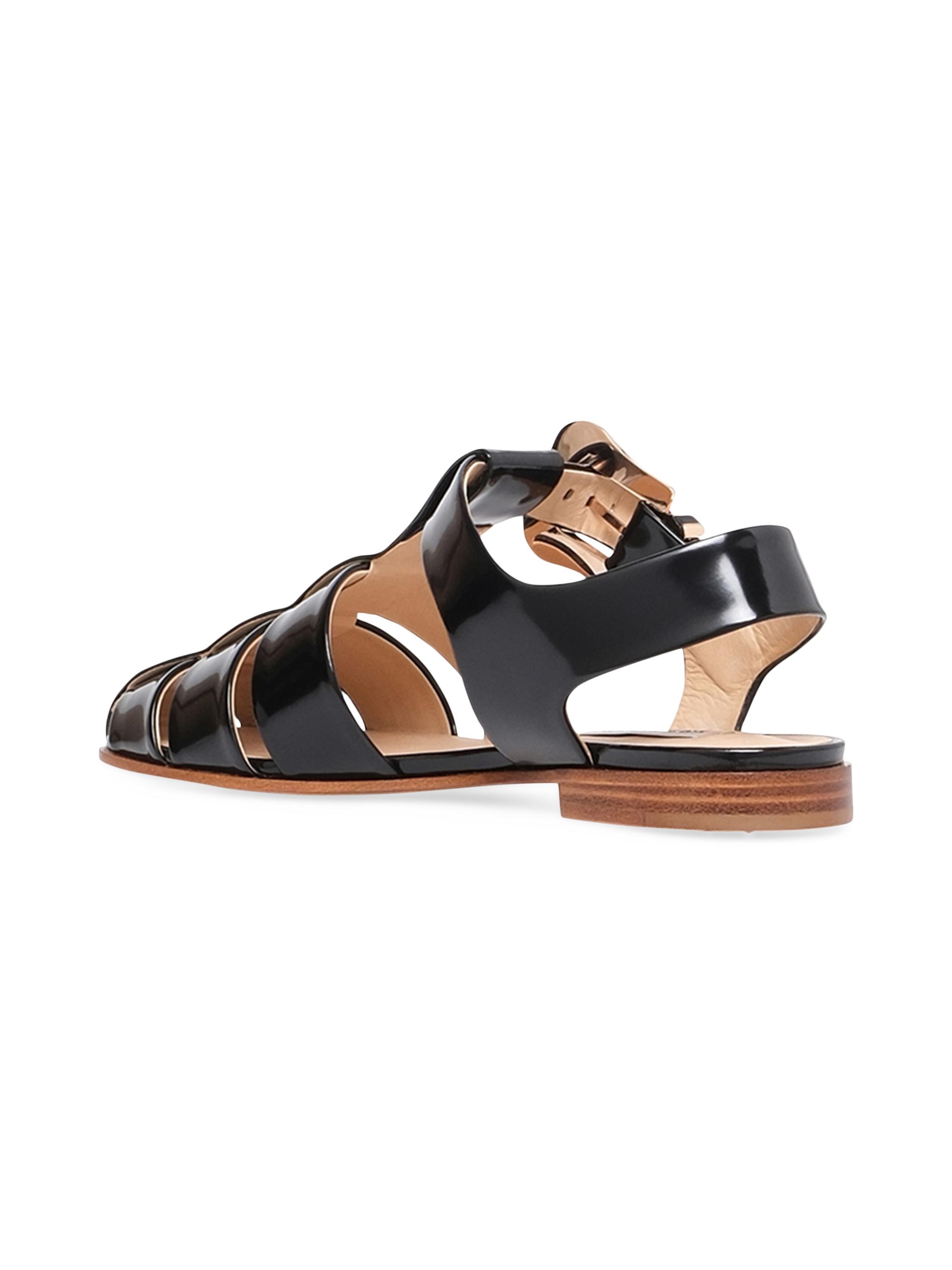 Gabriela Hearst Zoey Leather Sandals | Saks Fifth Avenue