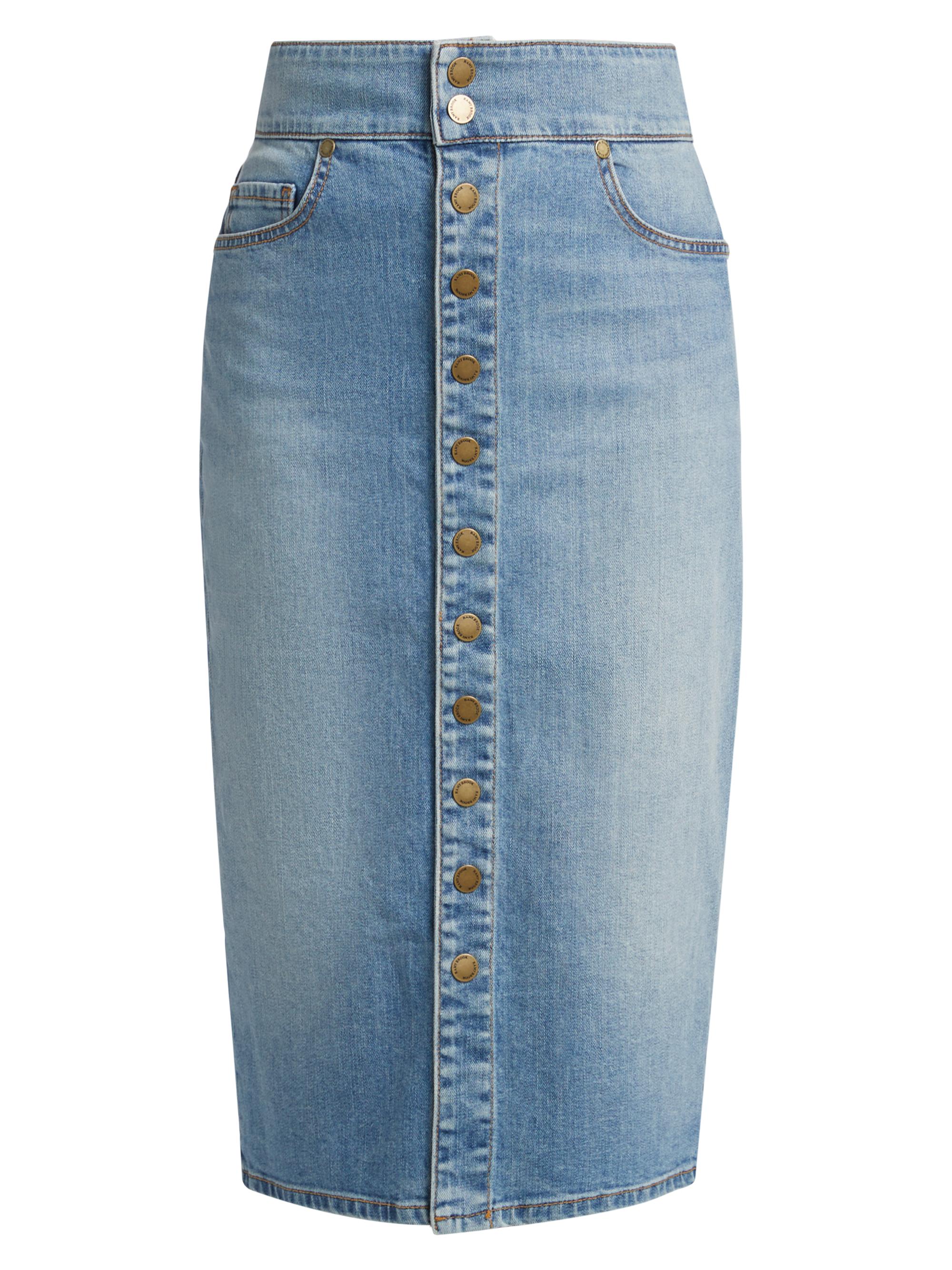 Mother The Pencil Pusher Denim Maxi Skirt | Saks Fifth Avenue