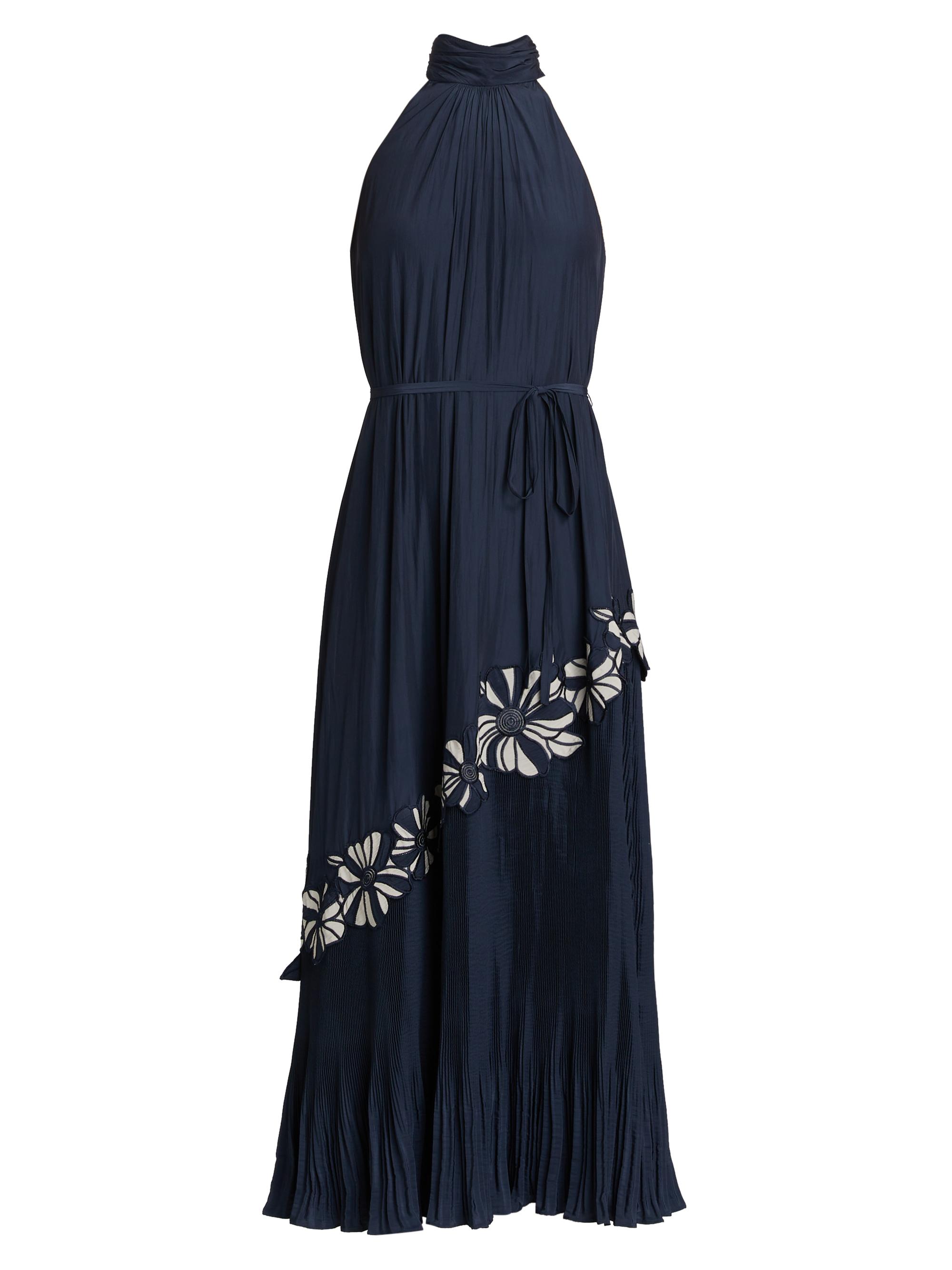 Ramy Brook Women's Eleah Halter Midi Dress - Navy