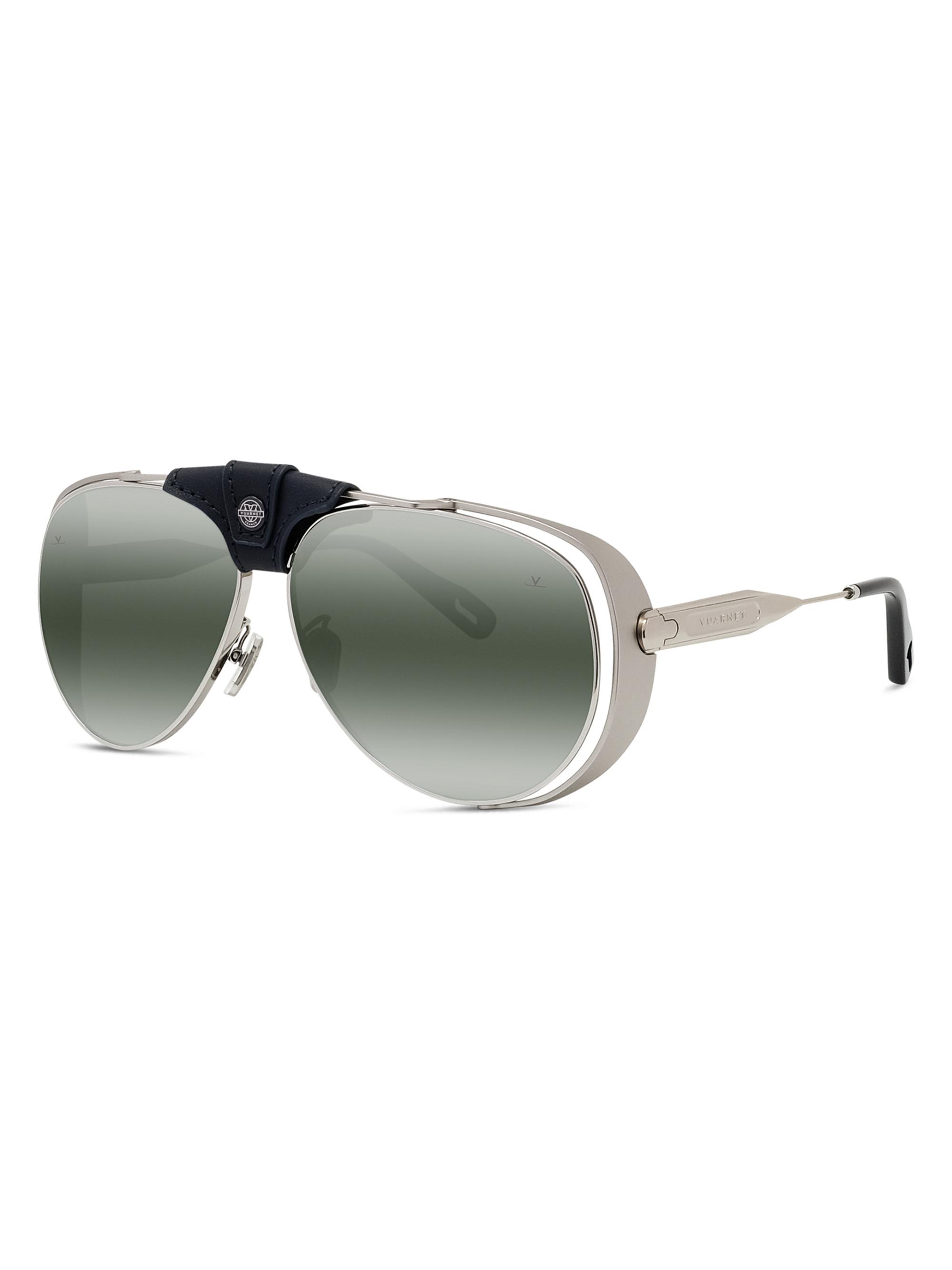 Vuarnet Men's Arctic 01 61MM Pilot Sunglasses - Paladium Matte Paladium