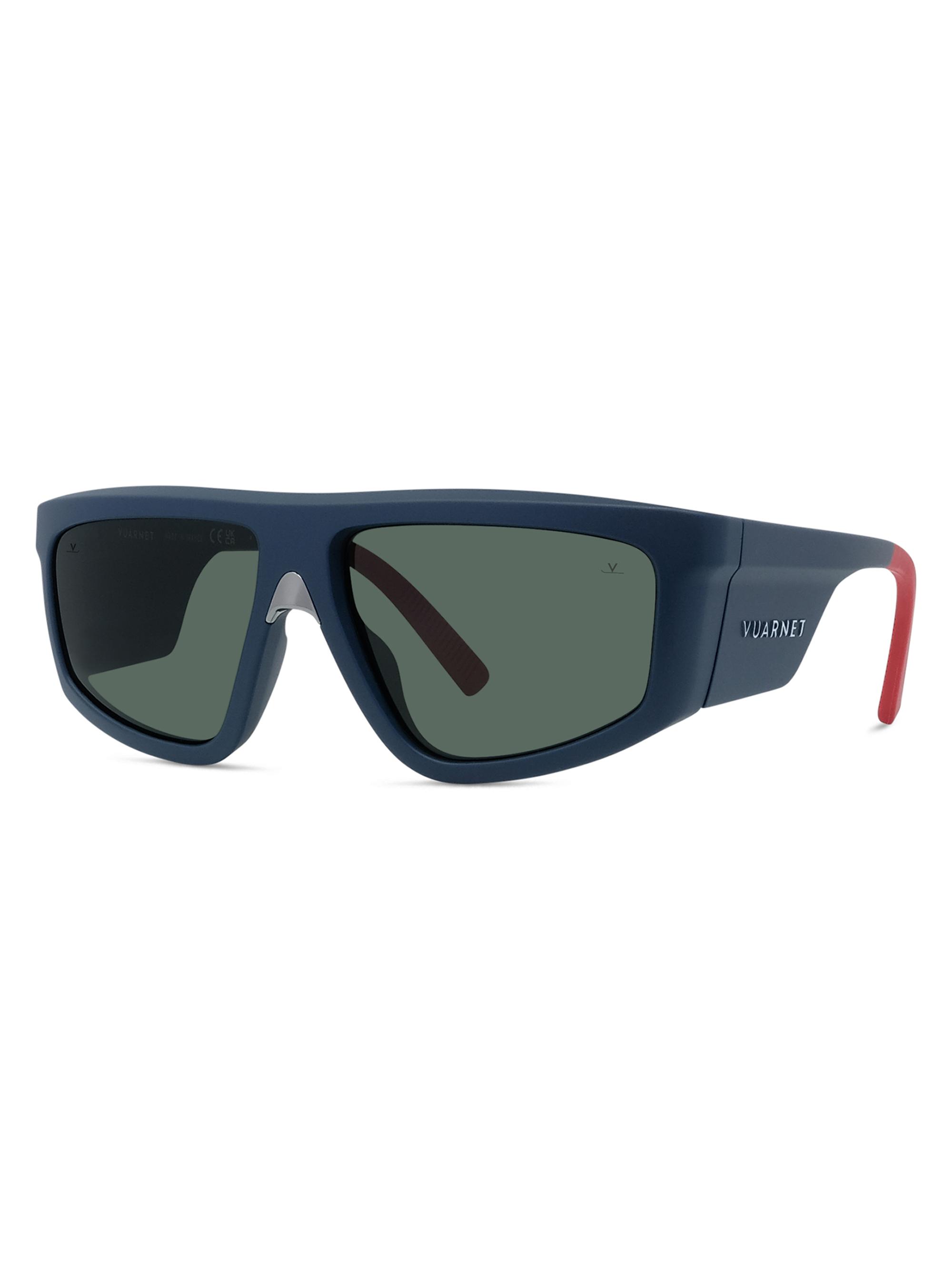 Vuarnet Men's Altitude 03 58MM Geometric Sunglasses - Red Blue Blue