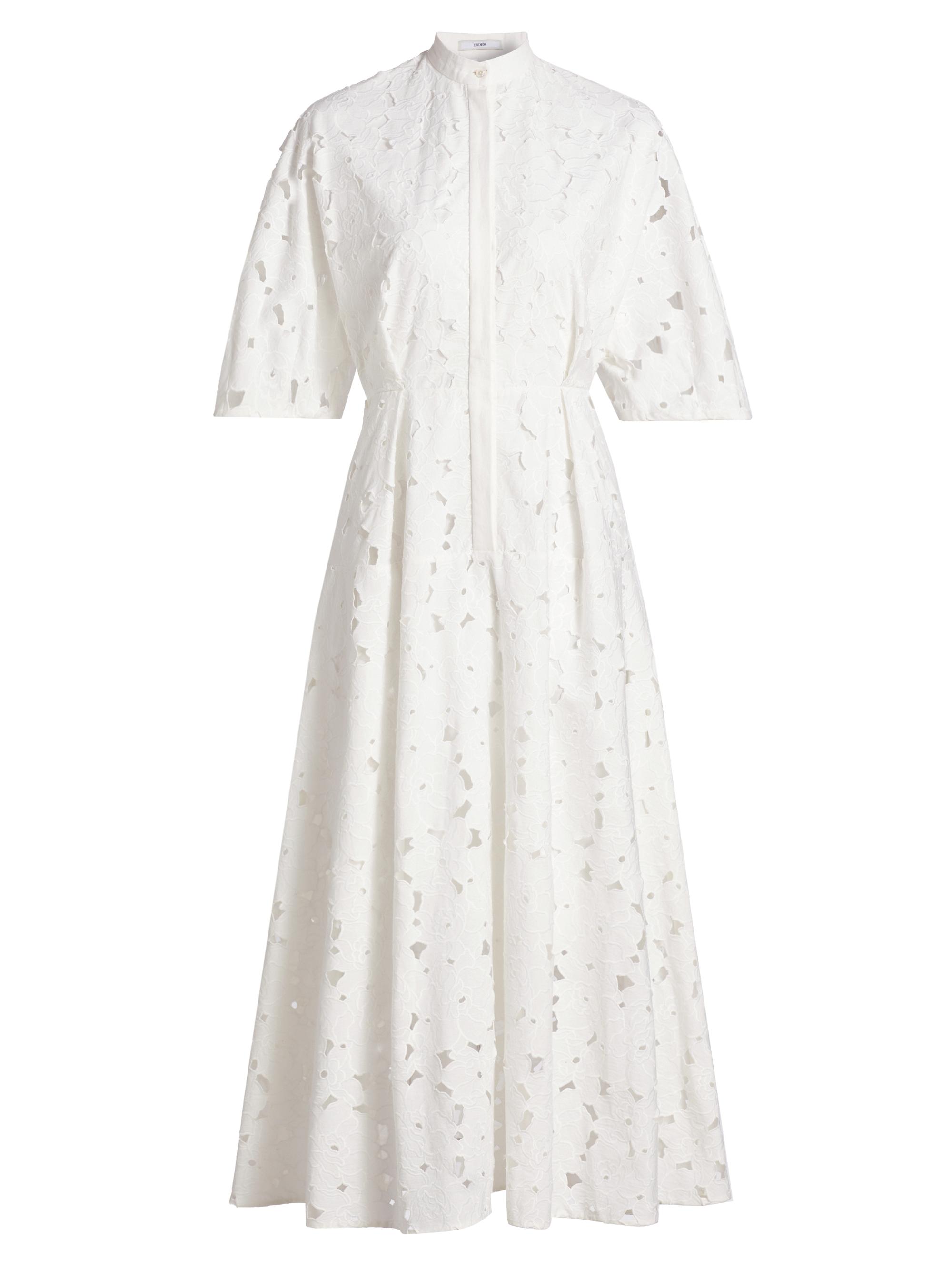 Erdem Women's Guipure Lace Midi Shirtdress -
