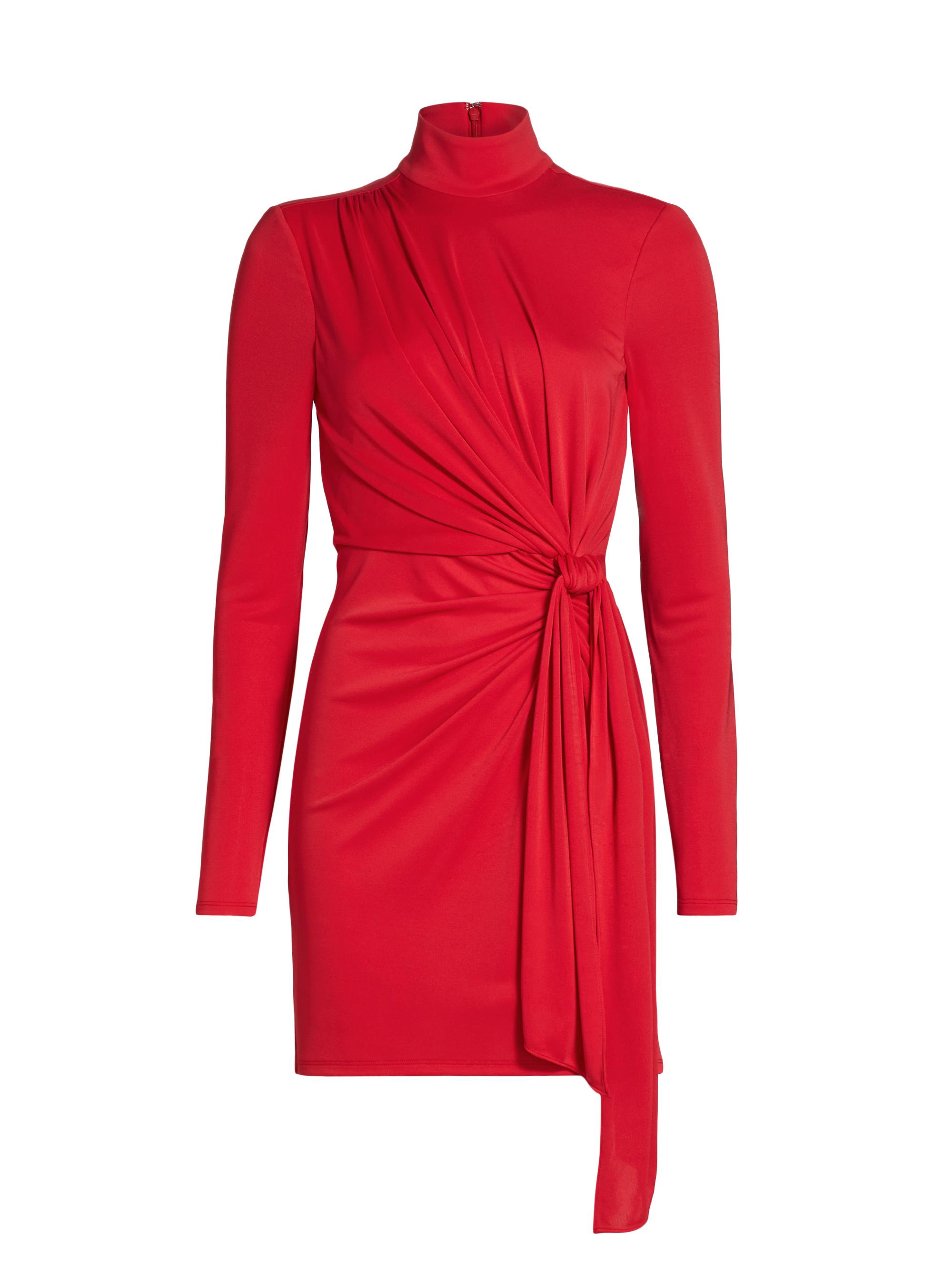 CINQ A SEPT Women's Joelene Tie-Waist Minidress - Cardinal