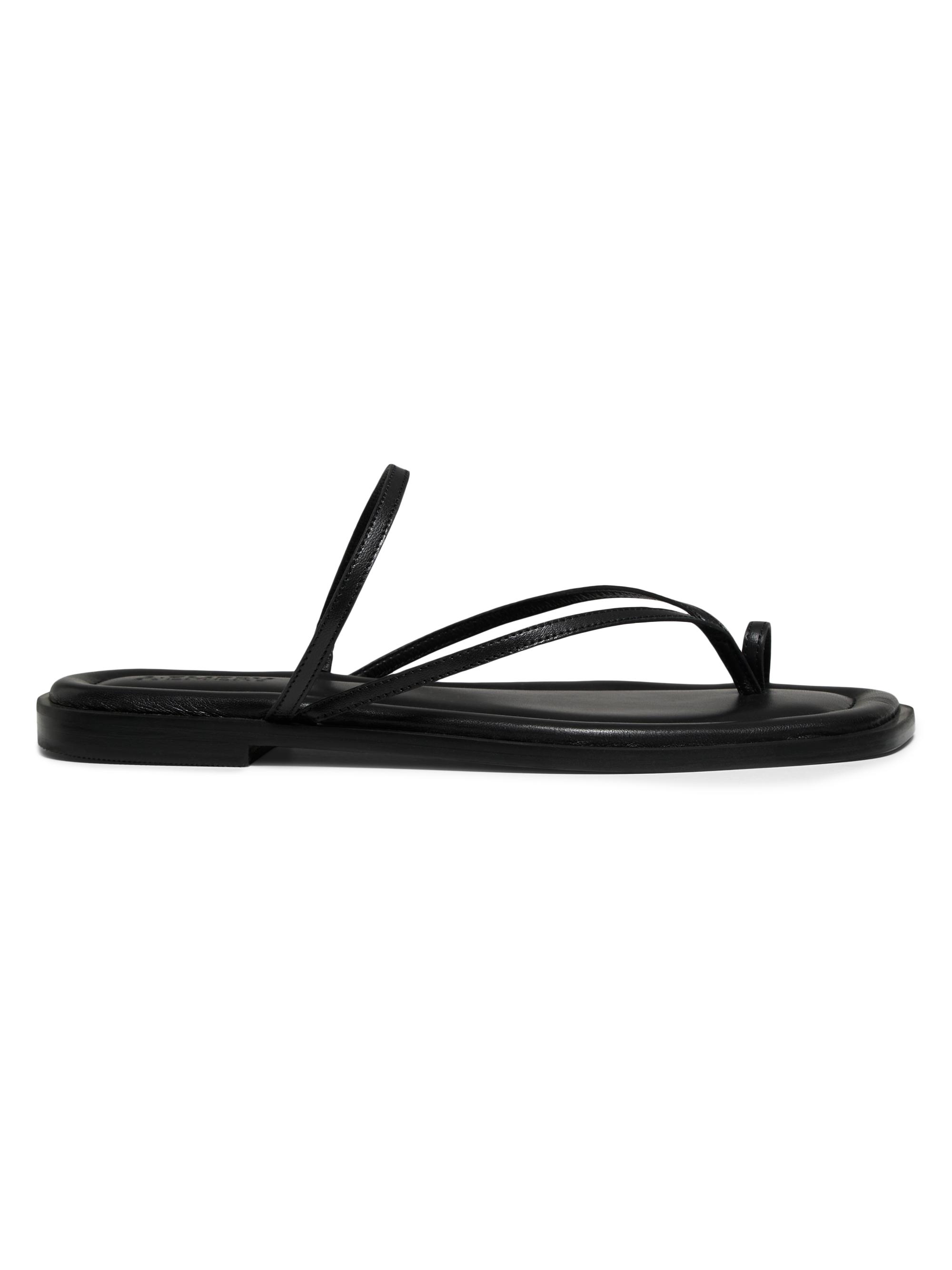 A.Emery Women's Turner Leather Slide Sandals - Black