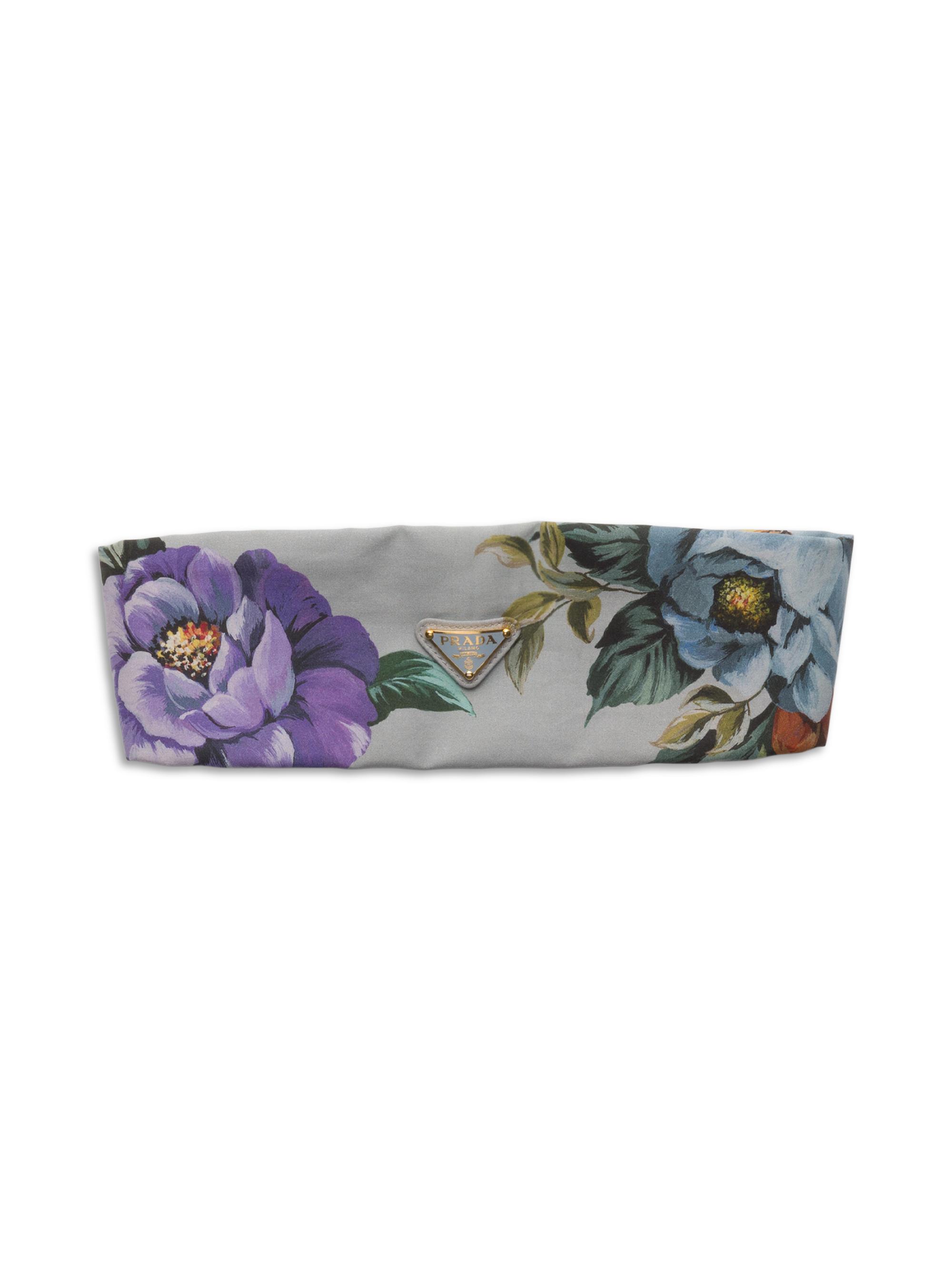 Prada Women's Printed Fabric Headband