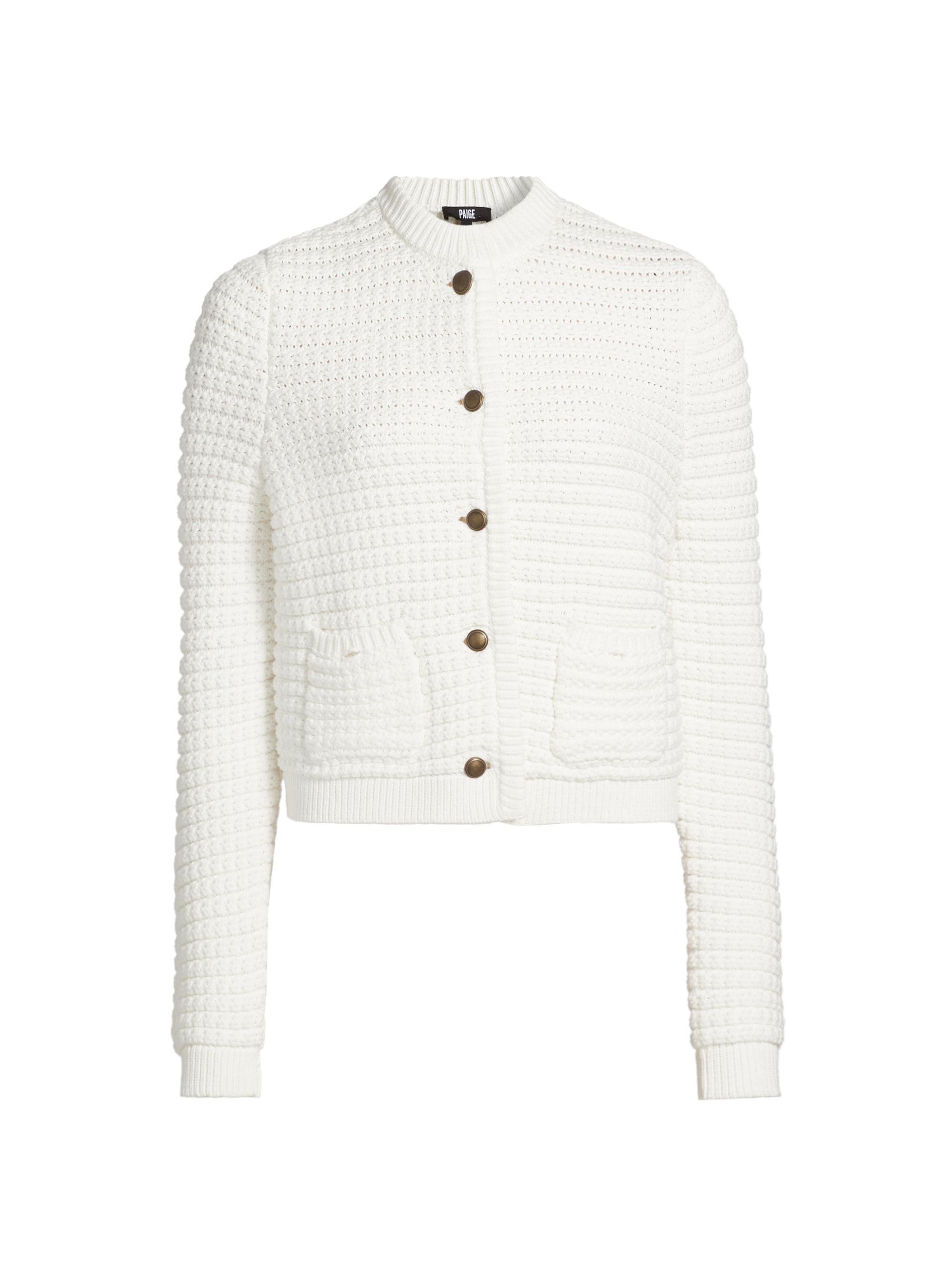 Paige Women's Oberon Cotton-Blend Knit Cardigan -