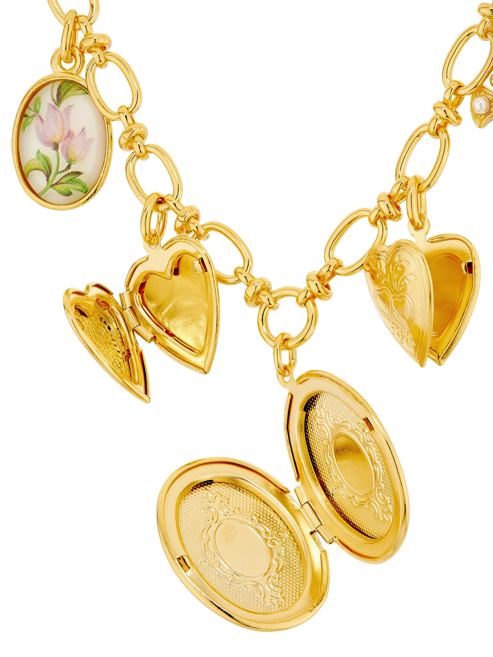 Ben Amun 22K-Gold-Plated Charm Necklace | Saks Fifth Avenue