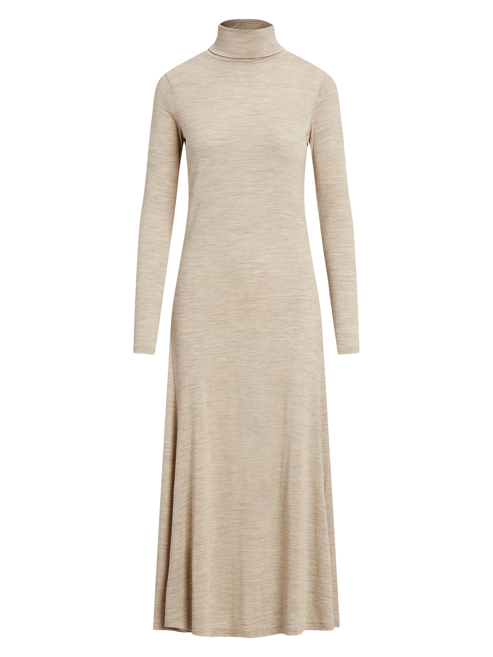 Polo Ralph Lauren Wool-Blend Turtleneck Dress in Beige - Size M Polo Ralph Lauren Wool-Blend Turtleneck Maxi Dress | Saks Fifth Avenue