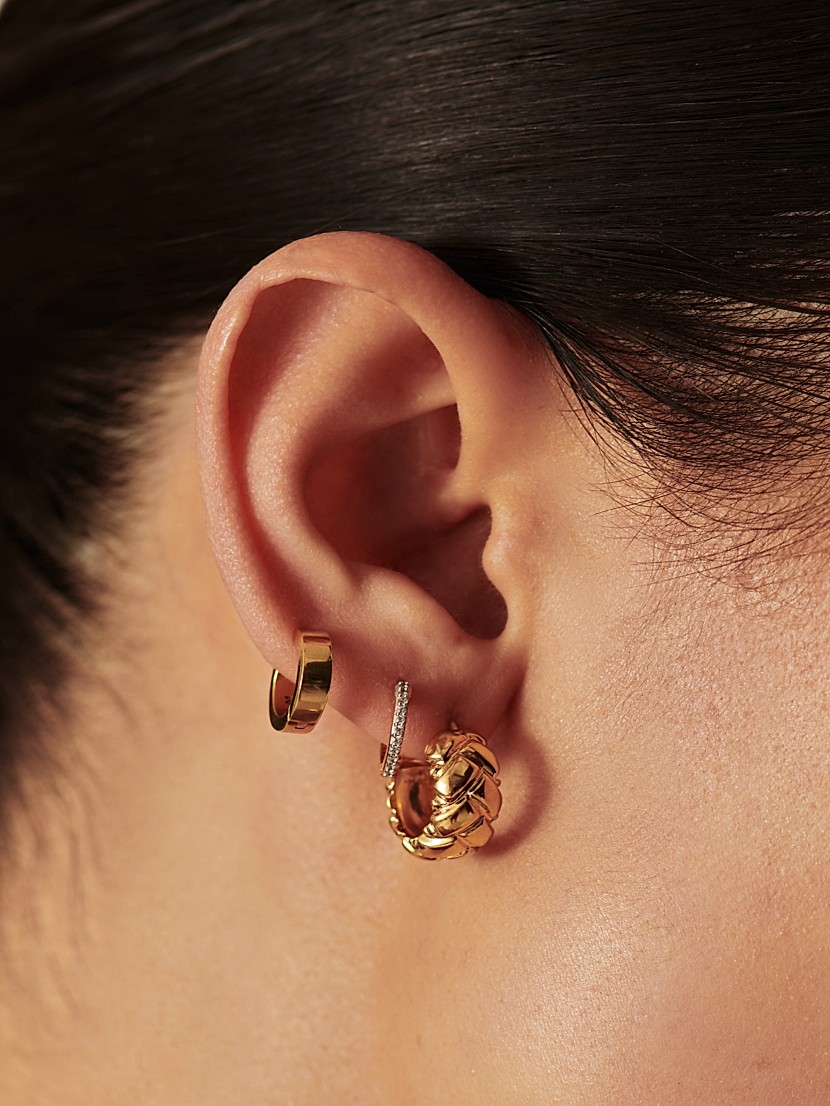 Shop Missoma Lucy Williams Waffle 18K-Yellow-Gold Vermeil Shop Missoma Lucy Williams Waffle 18K-Yellow-Gold Vermeil
