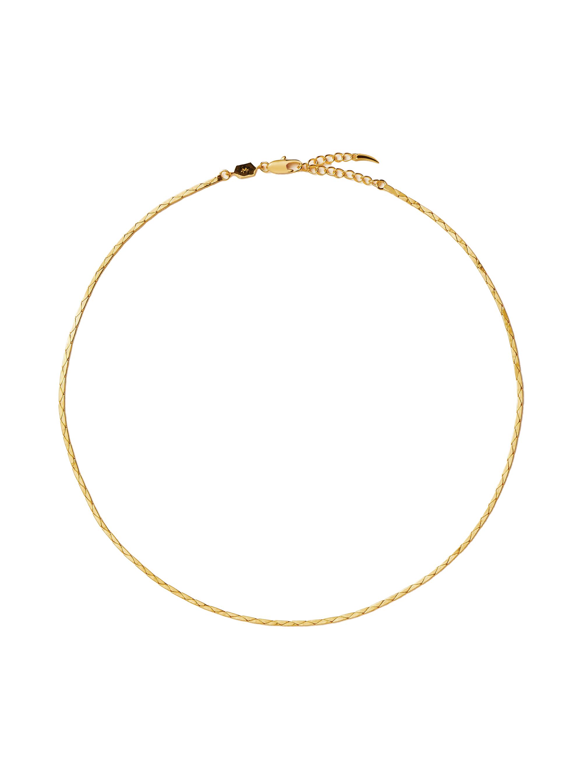 Missoma Women's Lucy Williams Cobra 18K-Gold-Plated Snake Chain Necklace - Gold