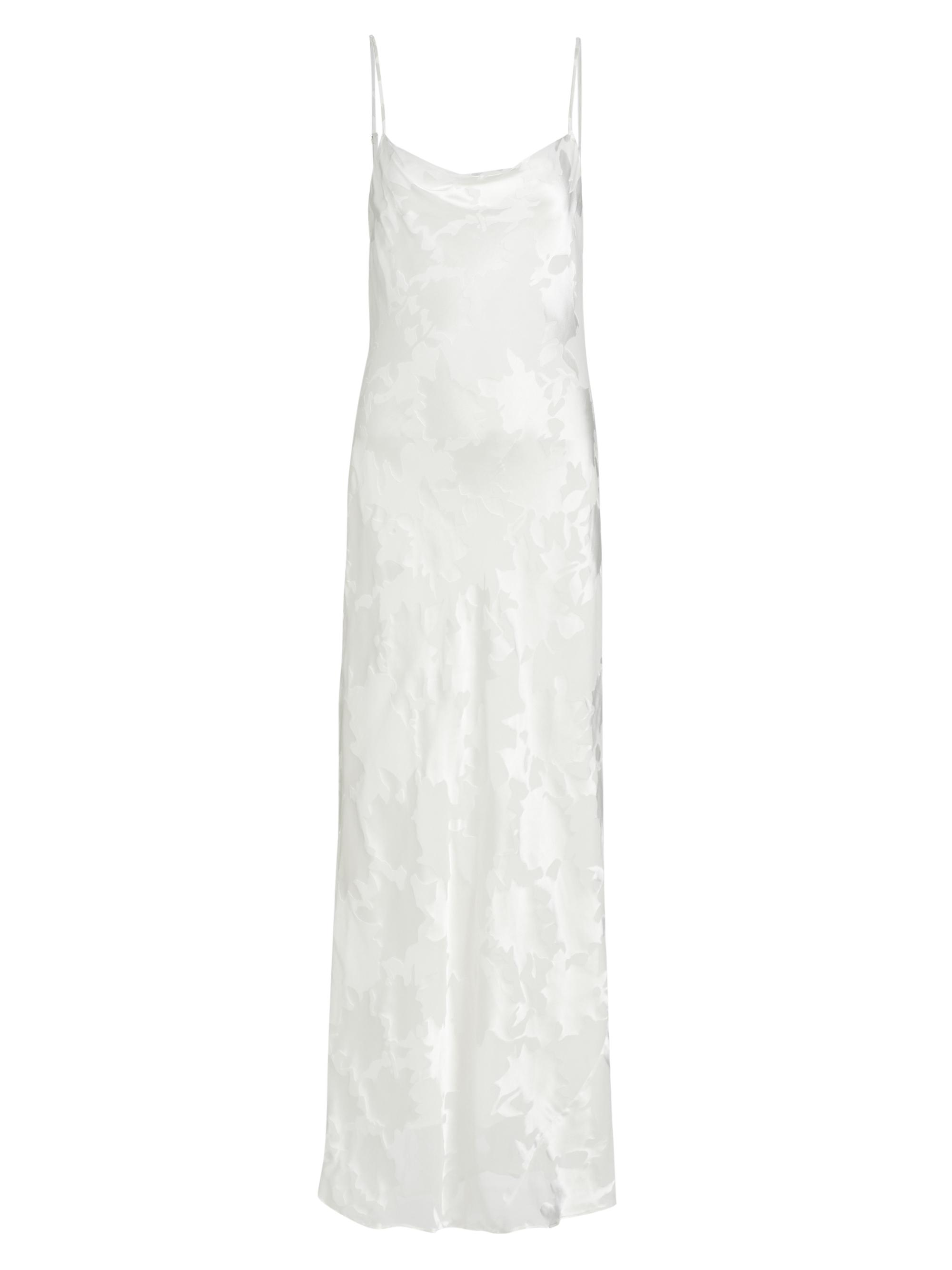 Ginia Women's Valentina Slip Nightdress - White
