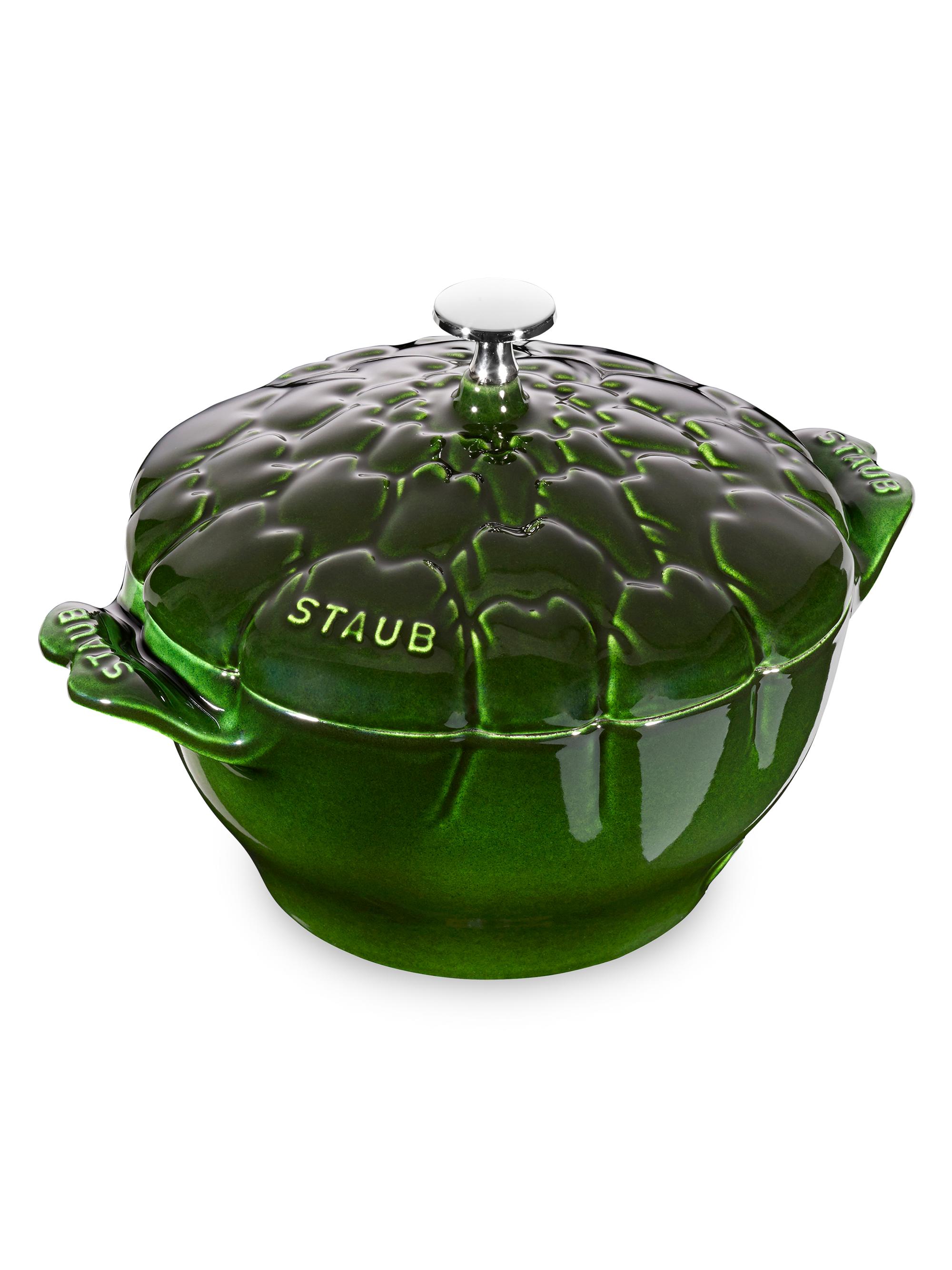 Staub Cast Iron 3 Quart Artichoke Cocotte | Saks Fifth Avenue