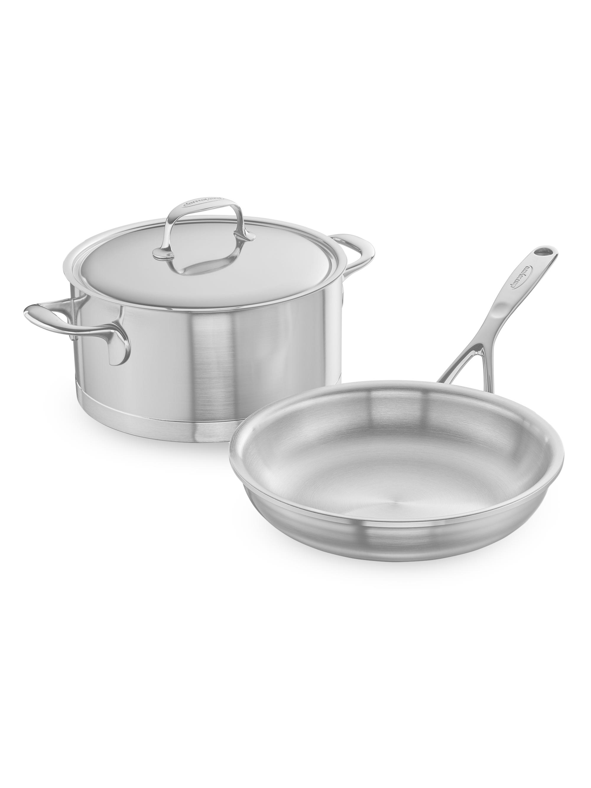 Demeyere Atlantis 3 Piece Stainless Steel Cookware Set - Stainless Steel