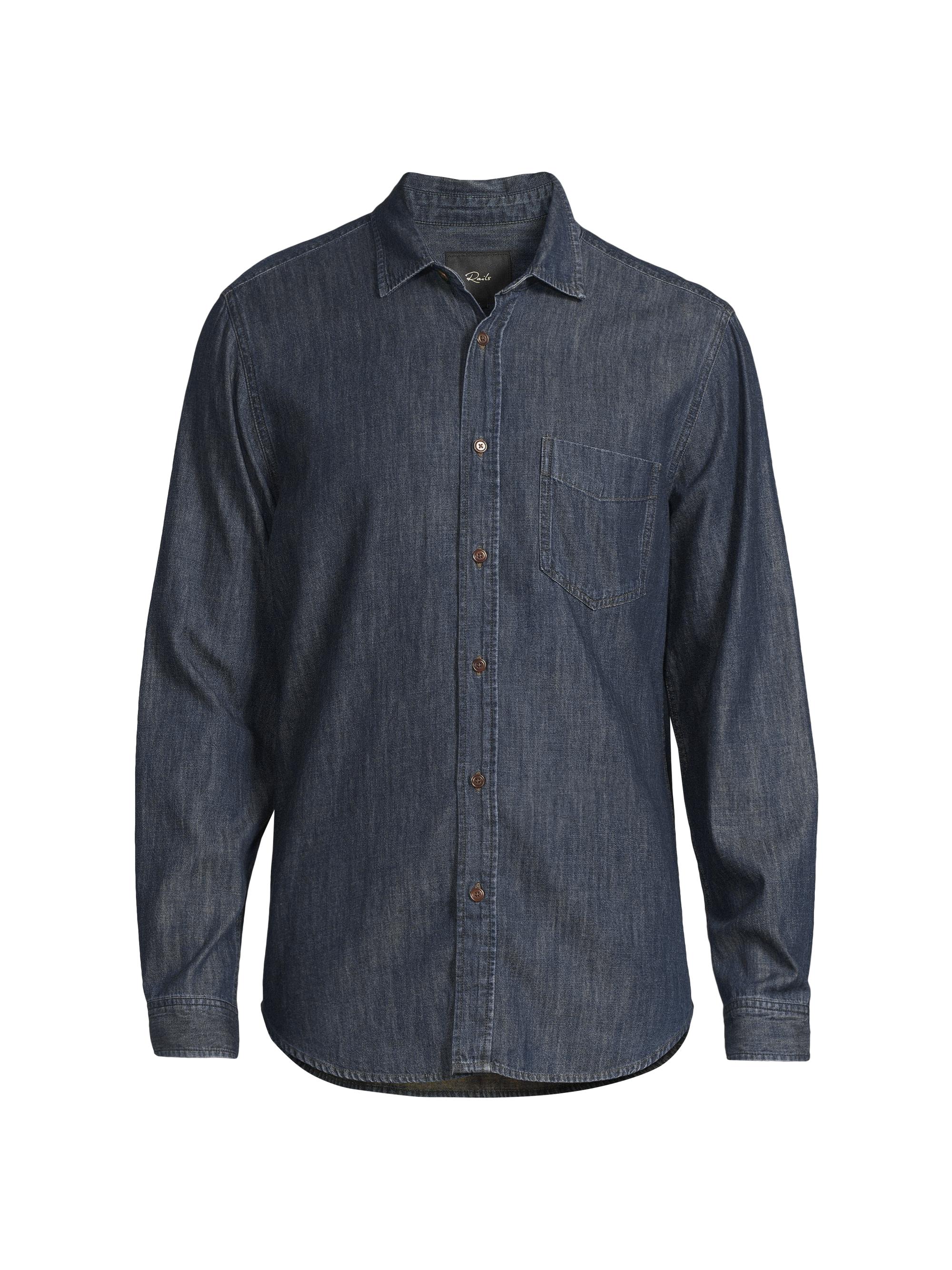 Rails Men's Colton Denim Shirt - Dark Wash Indigo