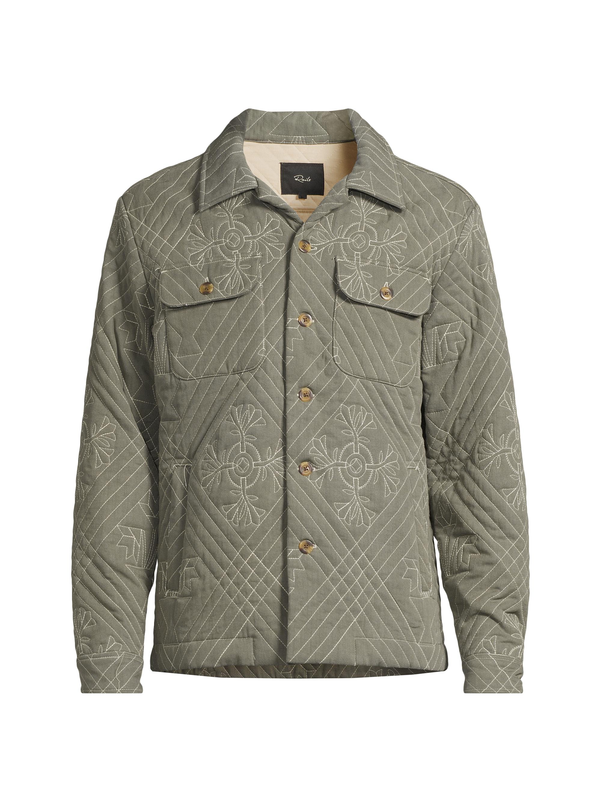 Honor The Gift Flower Jacquard Button-Front Jacket | Saks