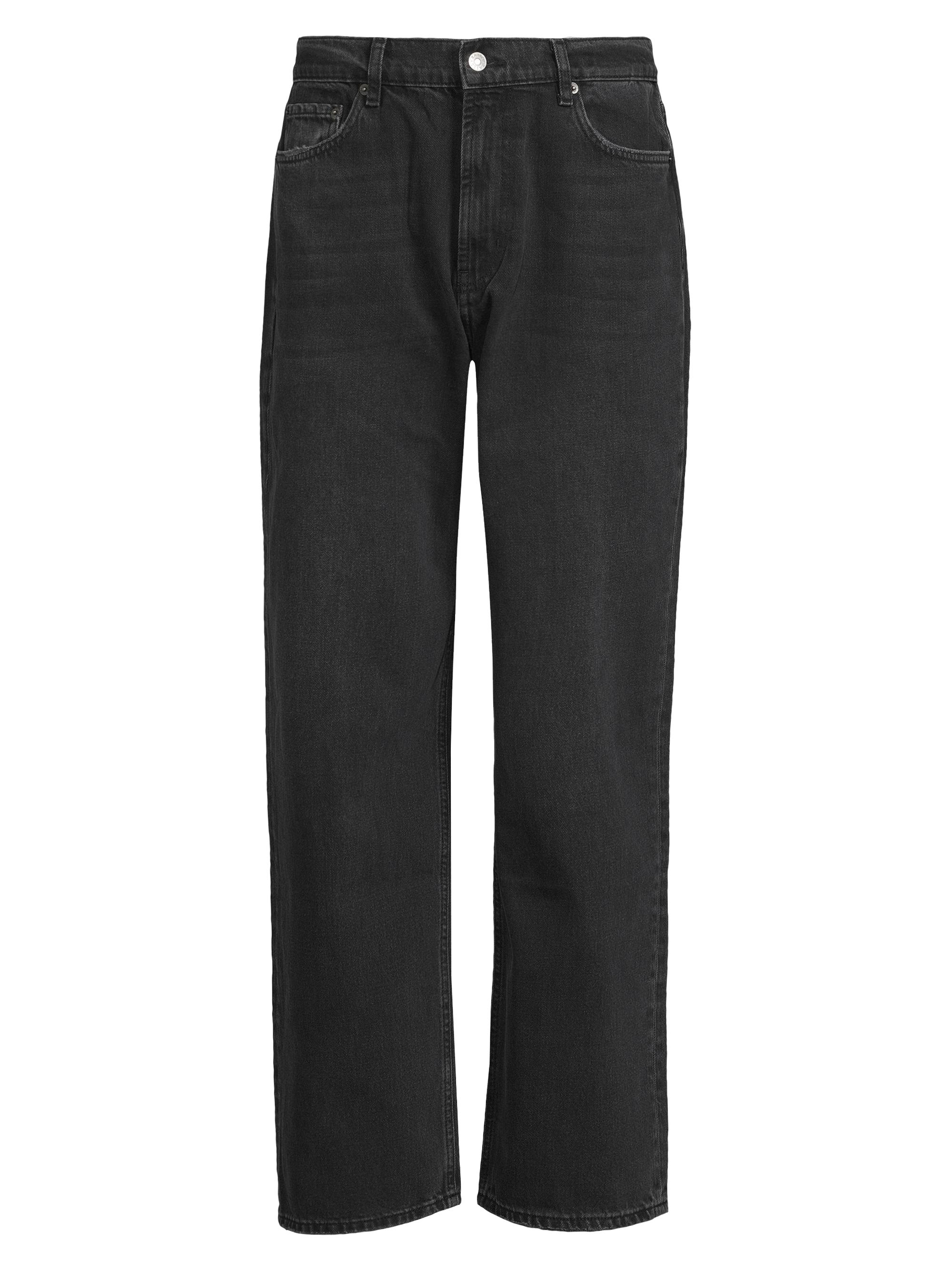 Rails Men's Cutler Denim Mid-Rise Straight-Leg Jeans - Distressed Black