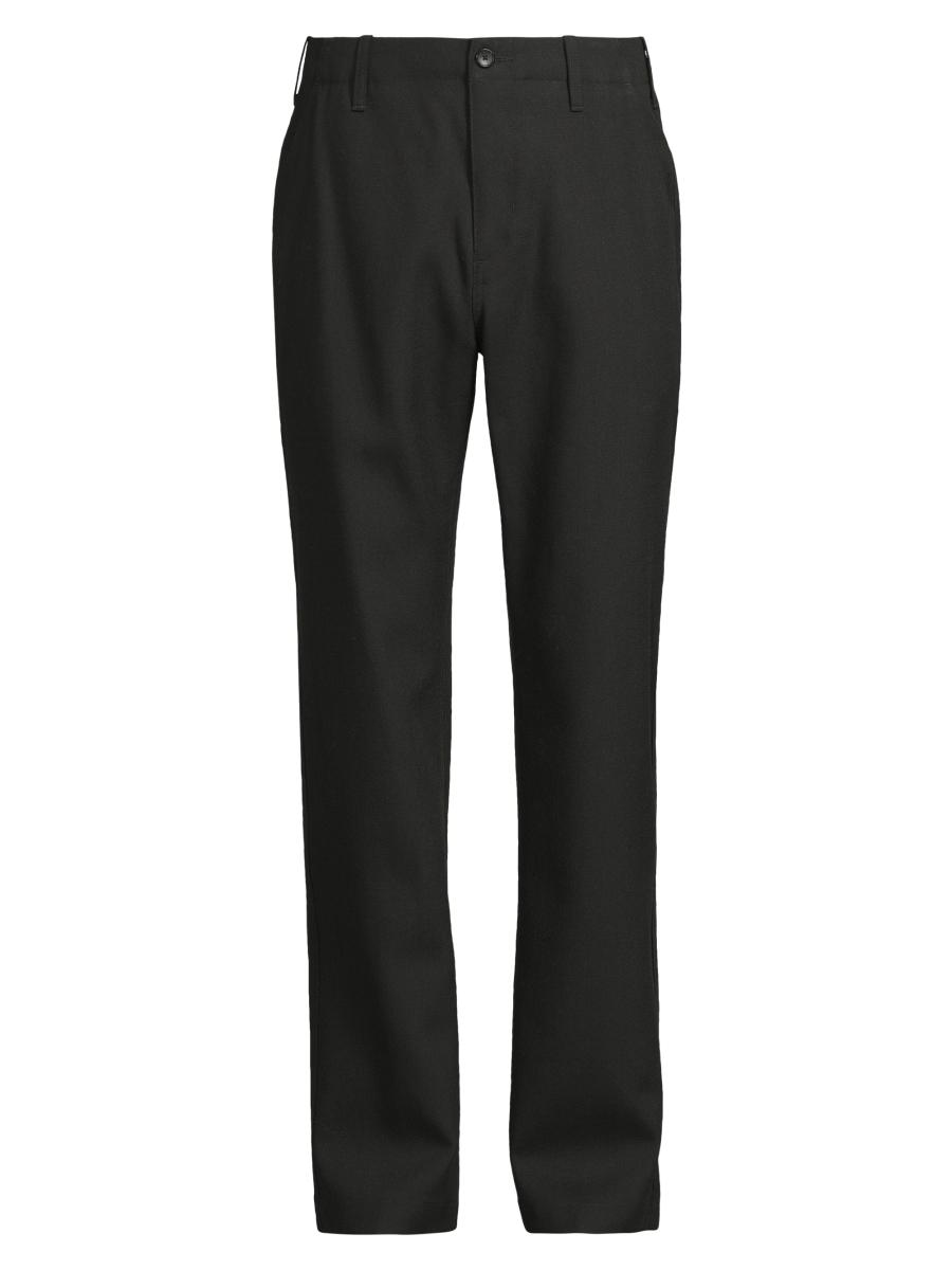 パンツ CLASSIC FIT TROUSERS WOOL TROPICAL 2 Charcoal Wool Tropical Trousers - Classic Fit | Men's Dress