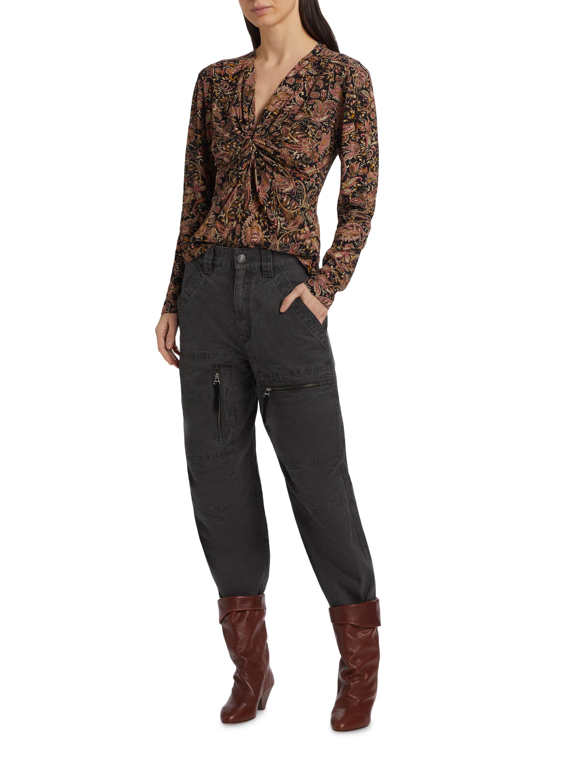 Isabel Marant Étoile Kelyane High-Rise Pants | Saks Fifth Avenue