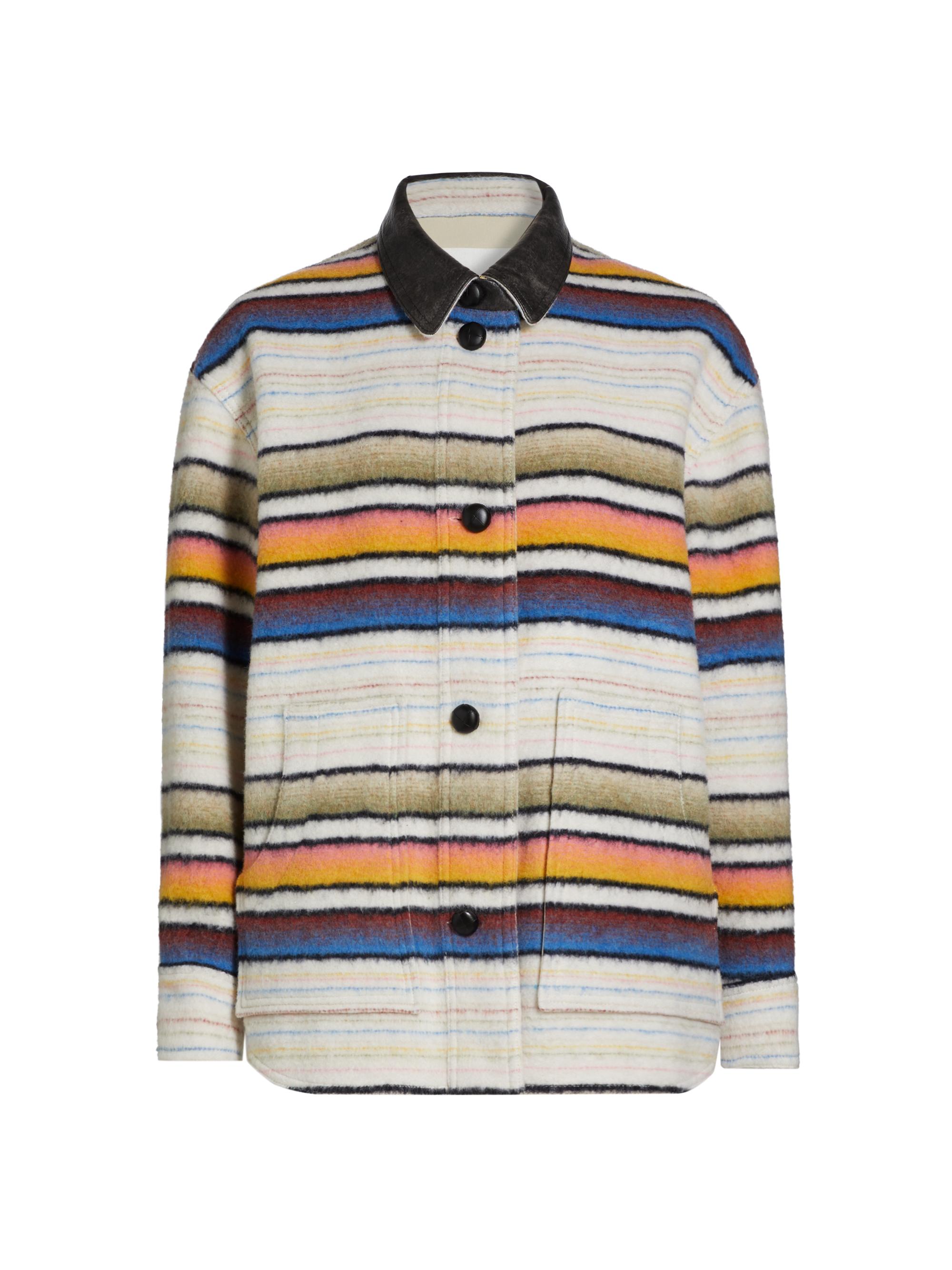 Isabel Marant Étoile Dayvi-Ga Wool-Blend Overshirt | Saks Fifth Avenue