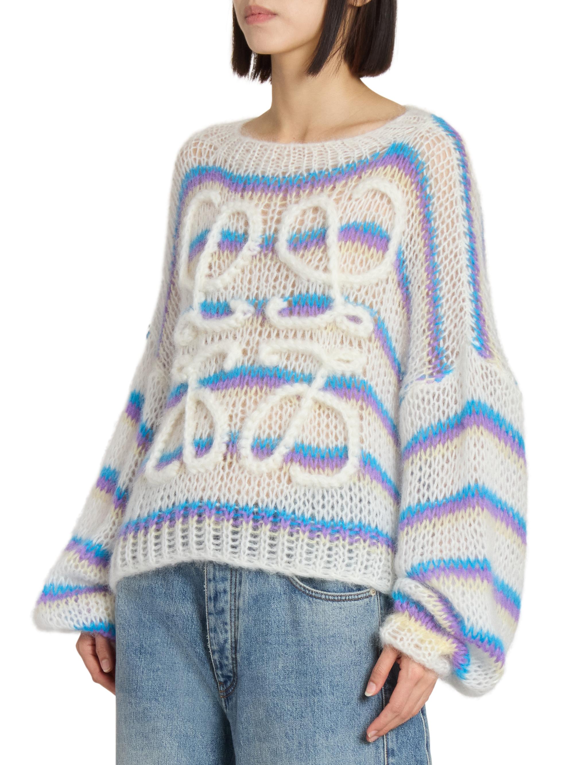 LOEWE Anagram Mohair-Blend Sweater | Saks Fifth Avenue