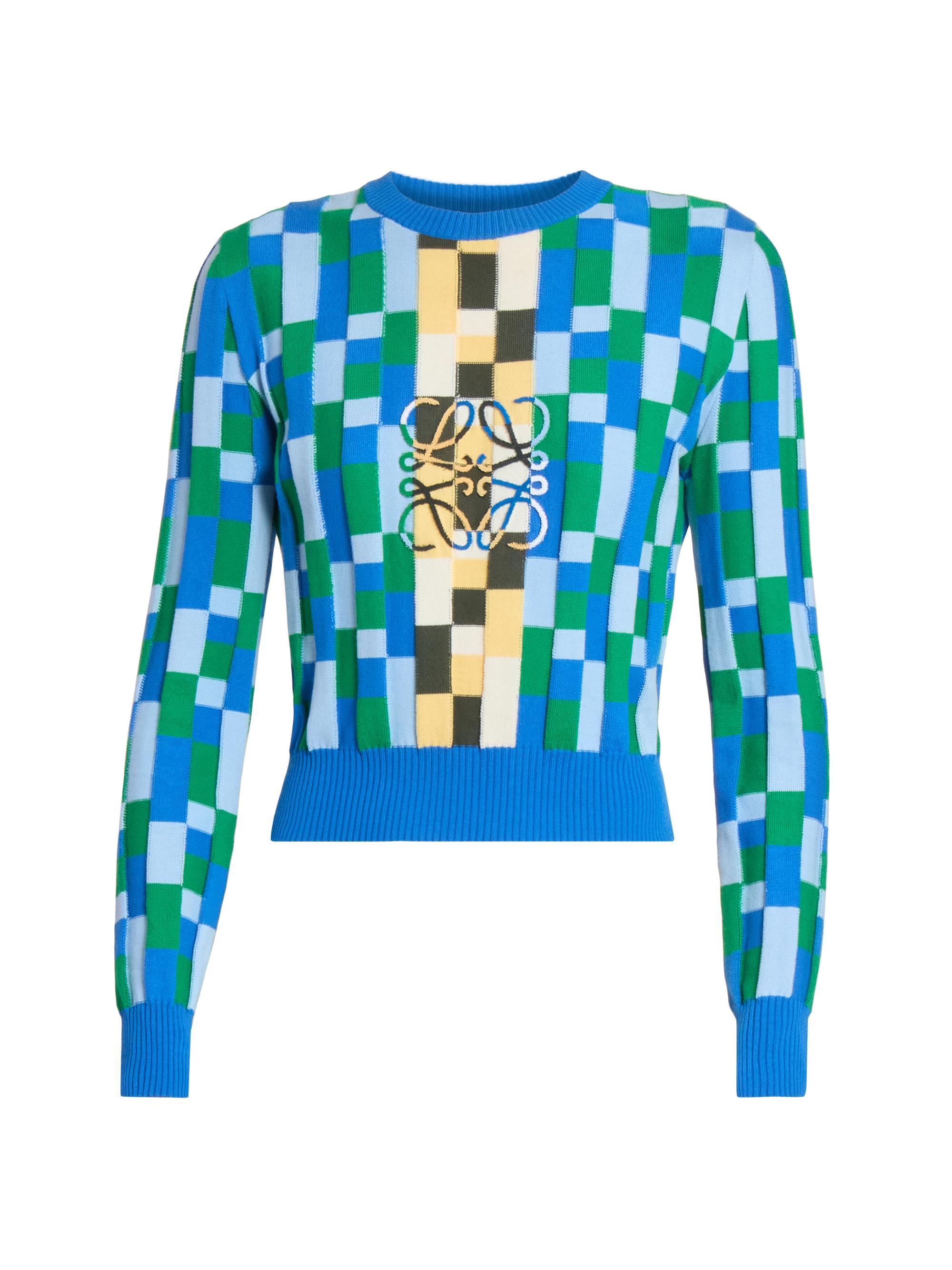 LOEWE Women's Anagram Cotton Logo Sweater