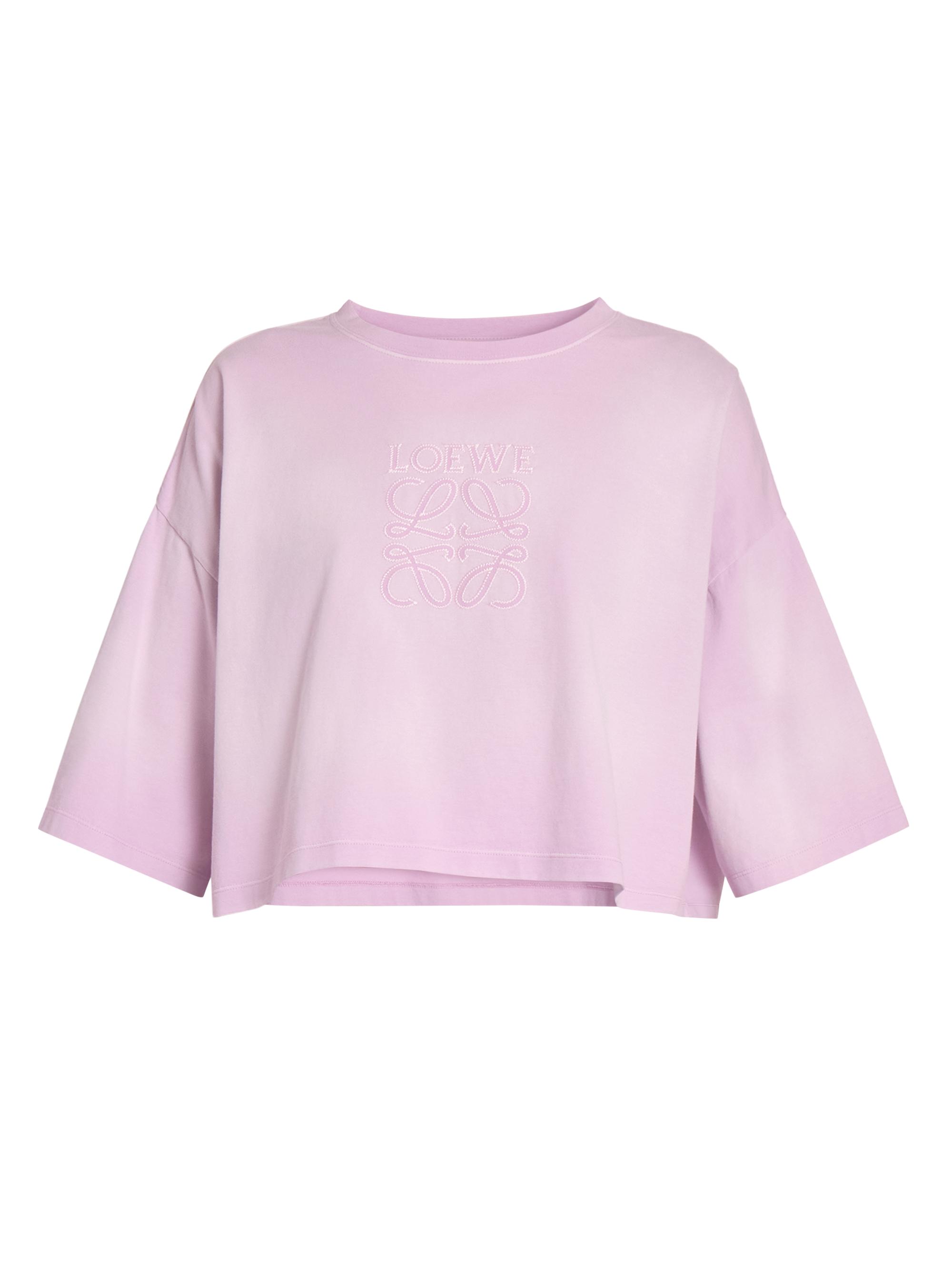 LOEWE Anagram Crop T-Shirt | Saks Fifth Avenue