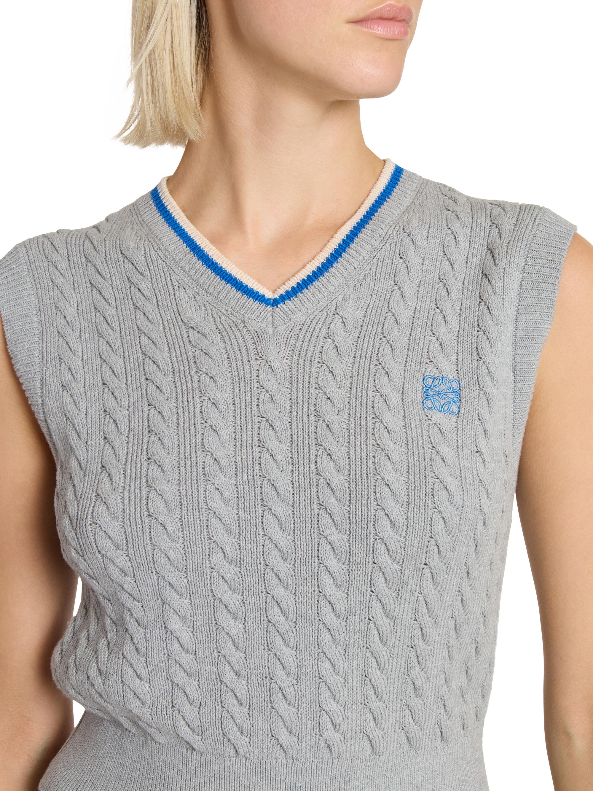 L’Appartement COTTON WOOL KNIT VEST L'Appartement Cotton Knit Vest