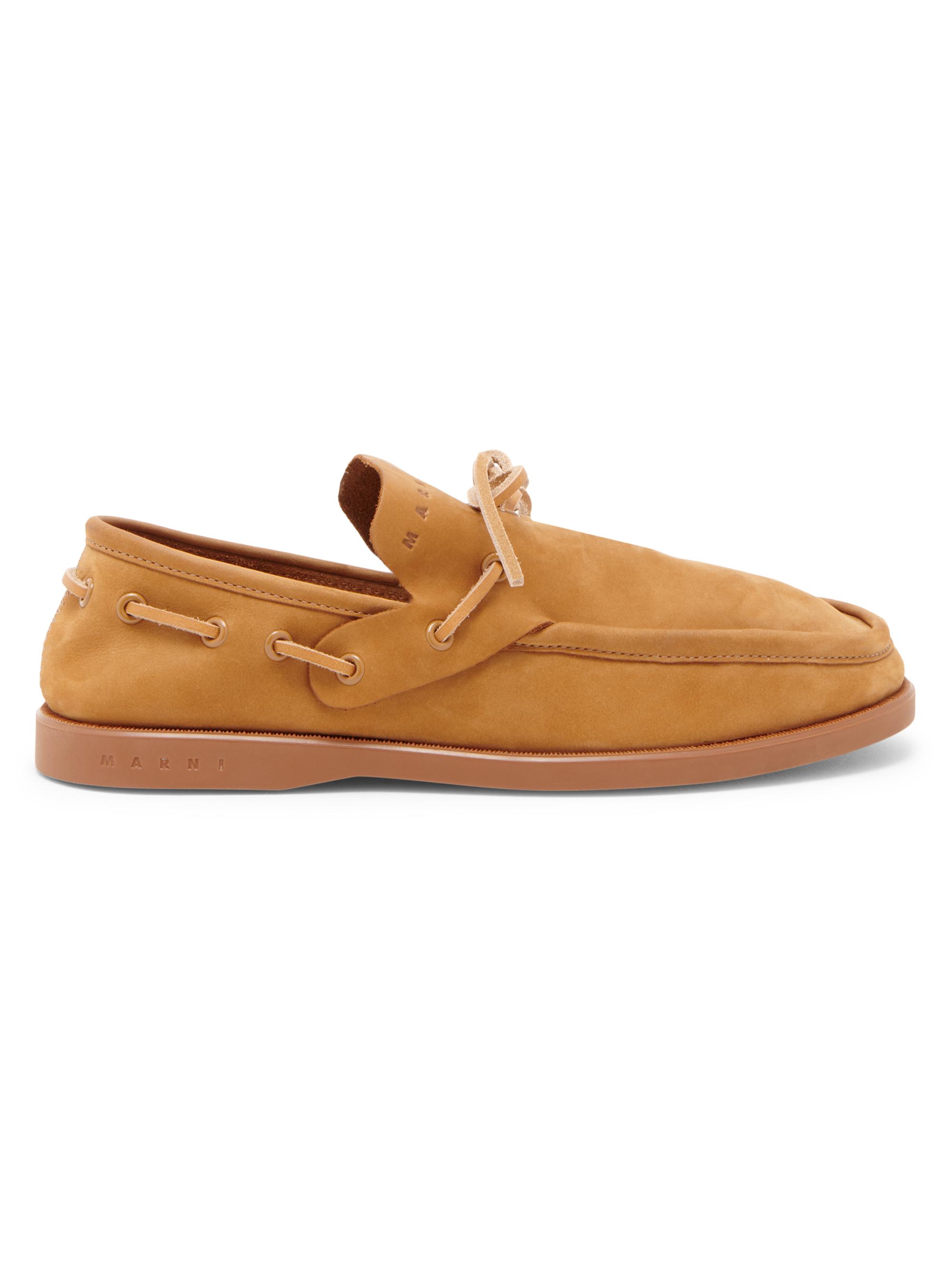 Marni Women's Leather Moccasins - Tobacco